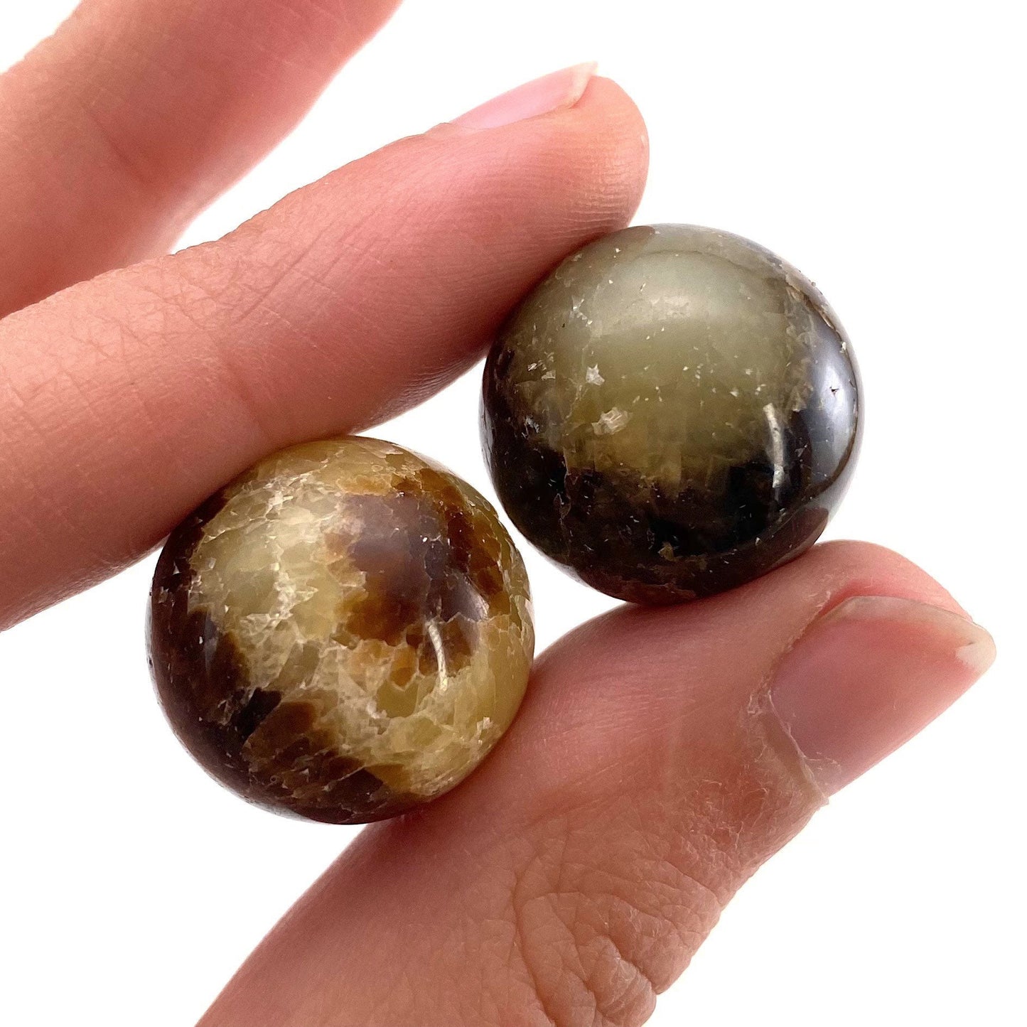 Septarian Sphere, crystal ball, dragon stone, mini sphere, Septarian crystal, crystal sphere