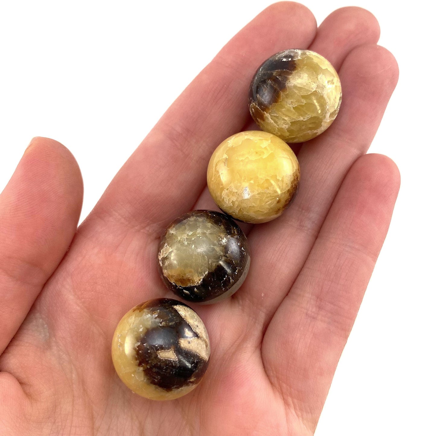 Septarian Sphere, crystal ball, dragon stone, mini sphere, Septarian crystal, crystal sphere