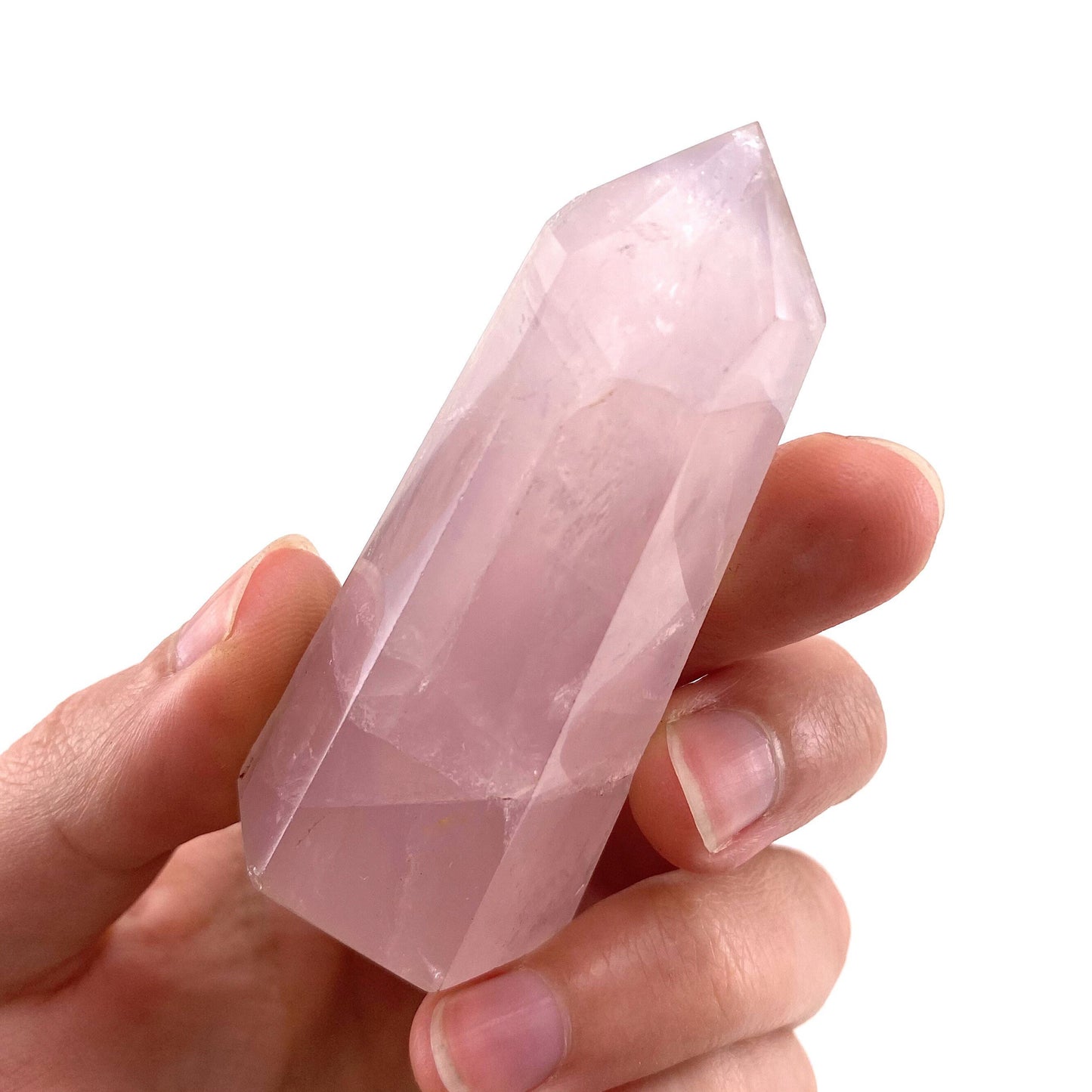 Rose Quartz Point, rose quartz tower, crystal point, rose quartz crystal, pink quartz