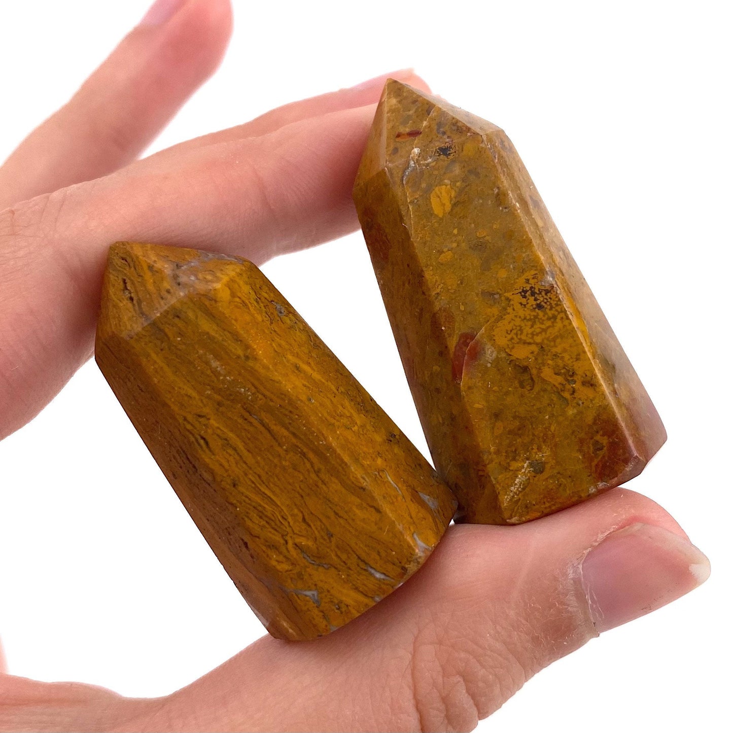 Yellow Jasper Point, yellow jasper tower, crystal point, yellow crystal, yellow jasper, jasper