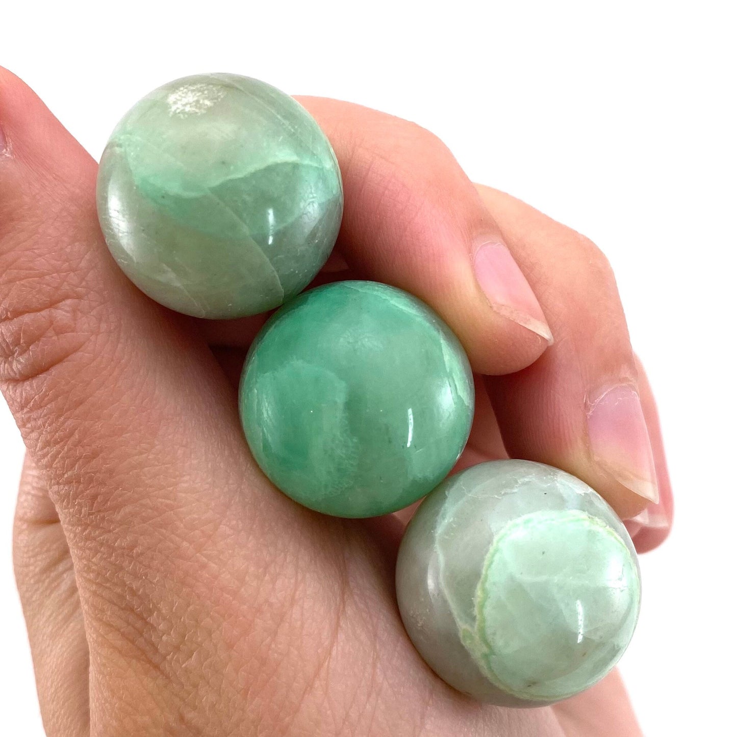Garnierite Sphere, garnierite, polished garnierite, garnierite ball, crystal ball