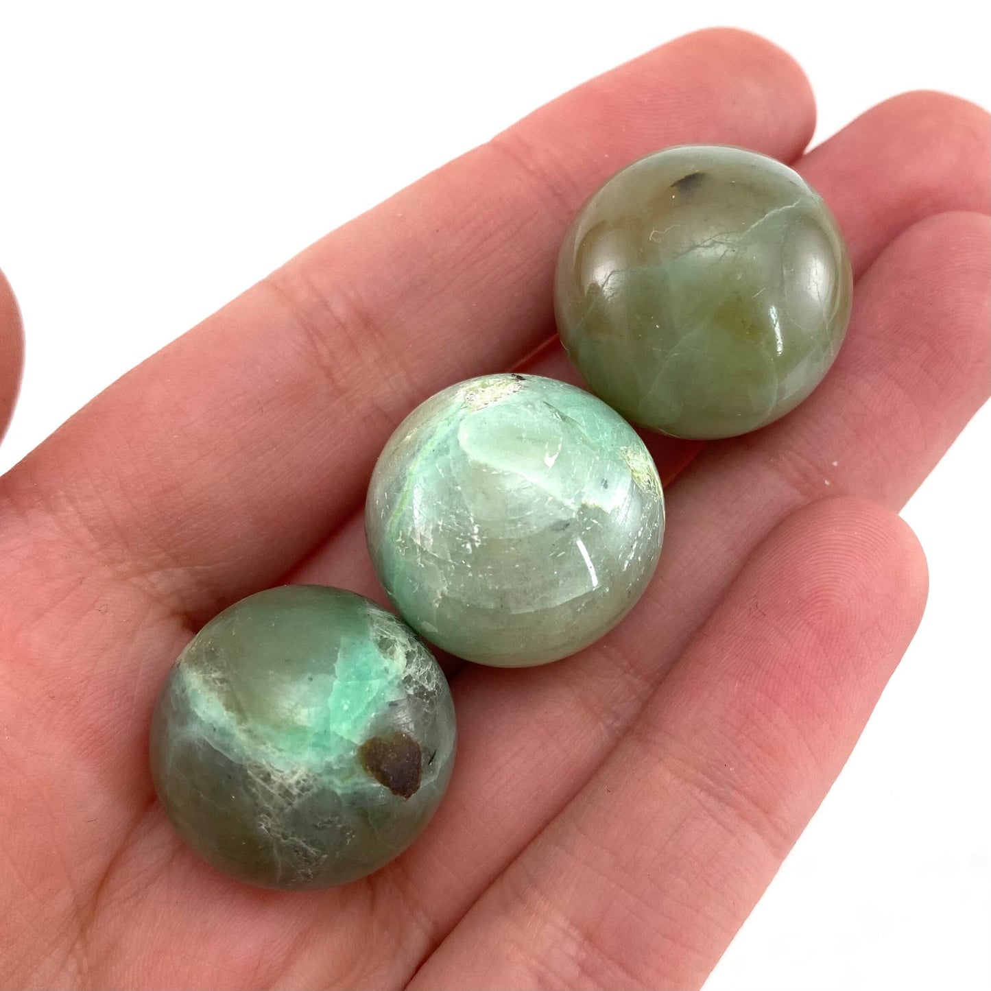 Garnierite Sphere, garnierite, polished garnierite, garnierite ball, crystal ball