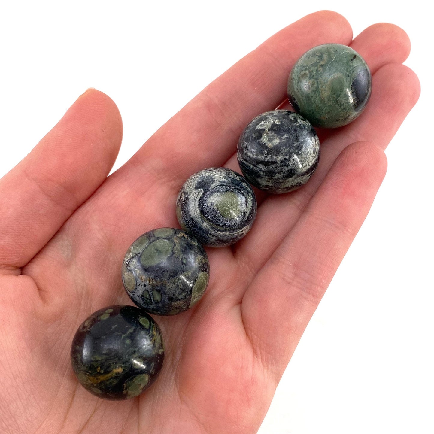 Kambaba Jasper Sphere, crystal ball, green jasper sphere, Kambaba jasper crystal, crystal sphere