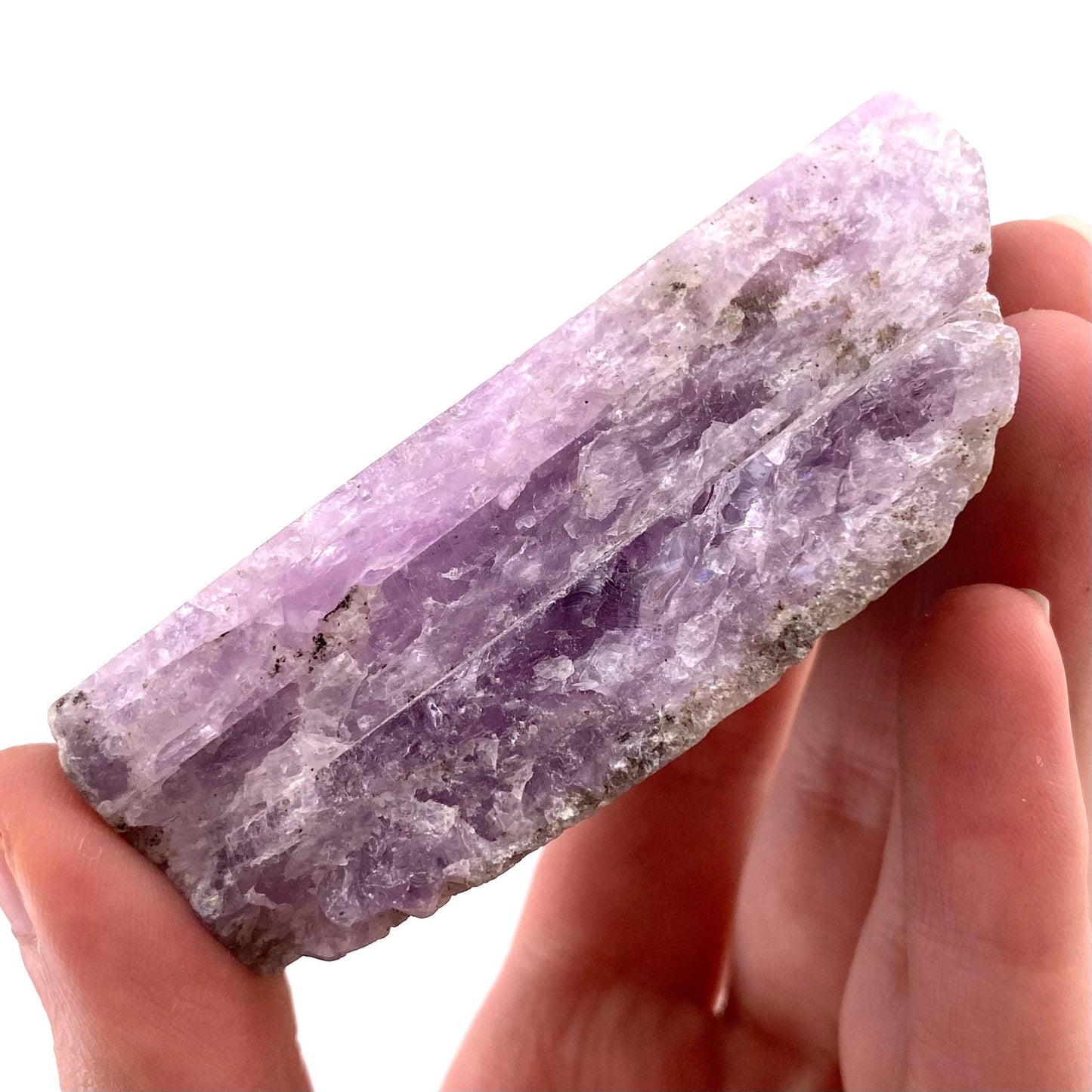 Lavender Kunzite (Pakistan), pink kunzite specimen, spodumene, kunzite crystal, raw kunzite, mineral specimen