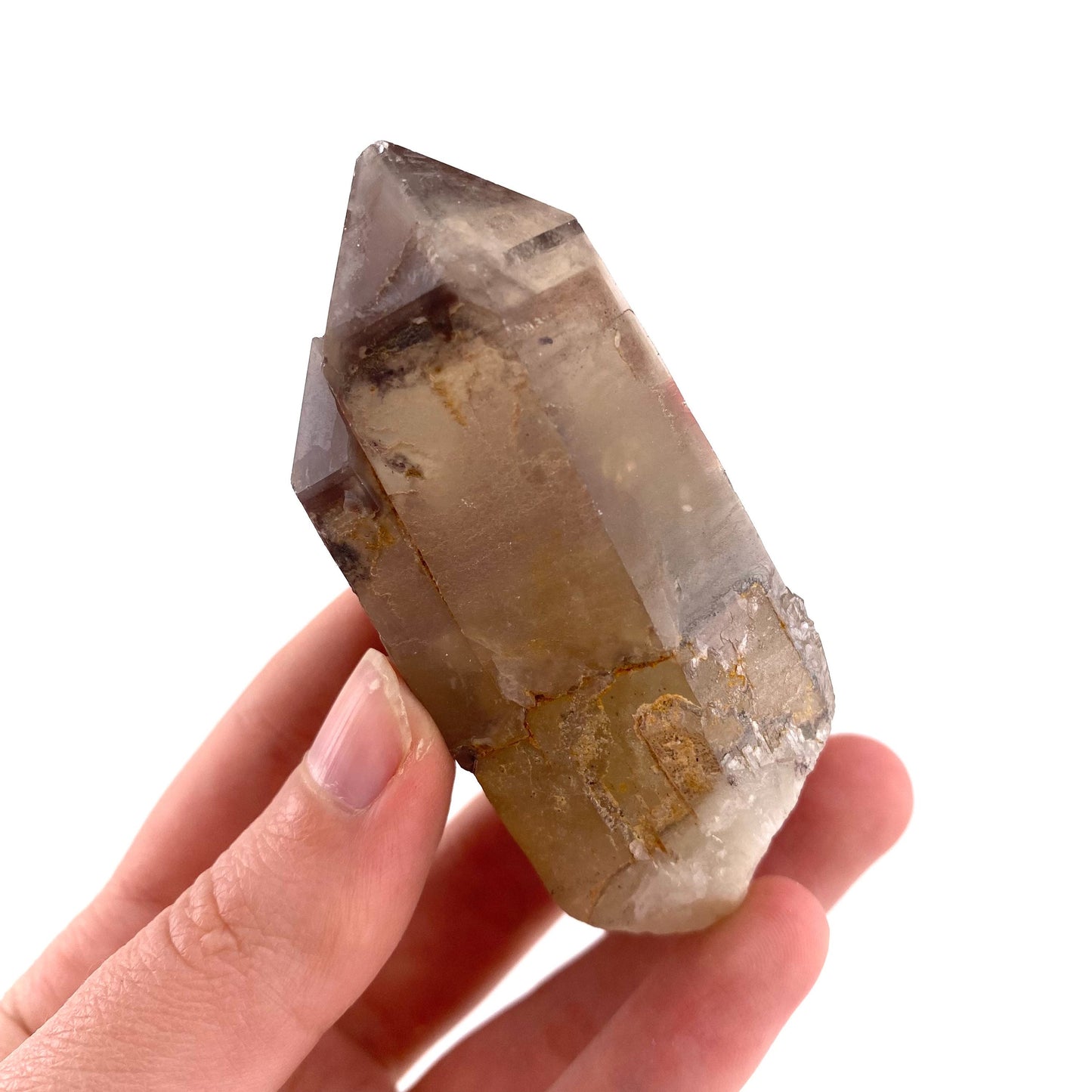 Red Hematite Quartz Cluster (Zimbabwe), quartz crystal, hematite quartz point, red phantom quartz, fire quartz