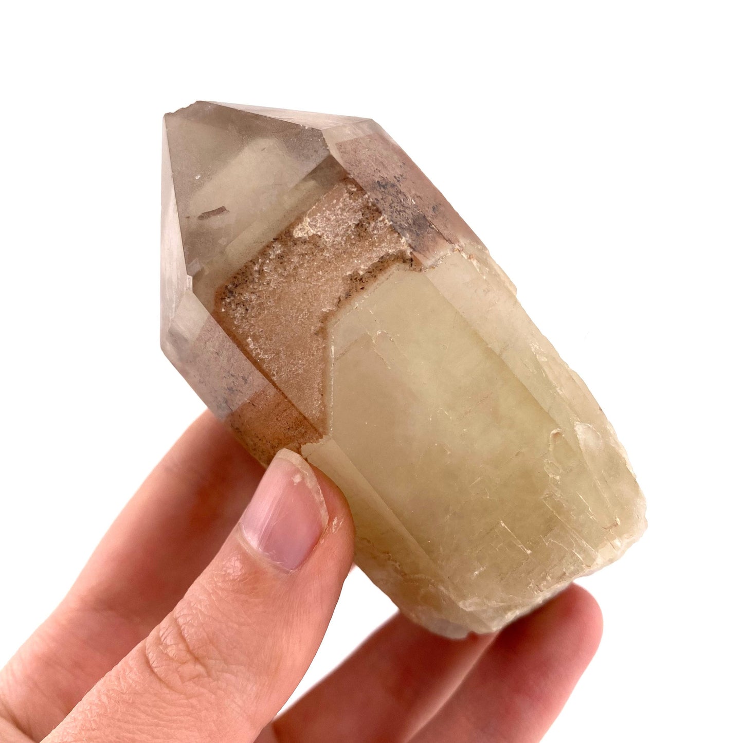 Red Hematite Quartz Cluster (Zimbabwe), quartz crystal, hematite quartz point, red phantom quartz, fire quartz