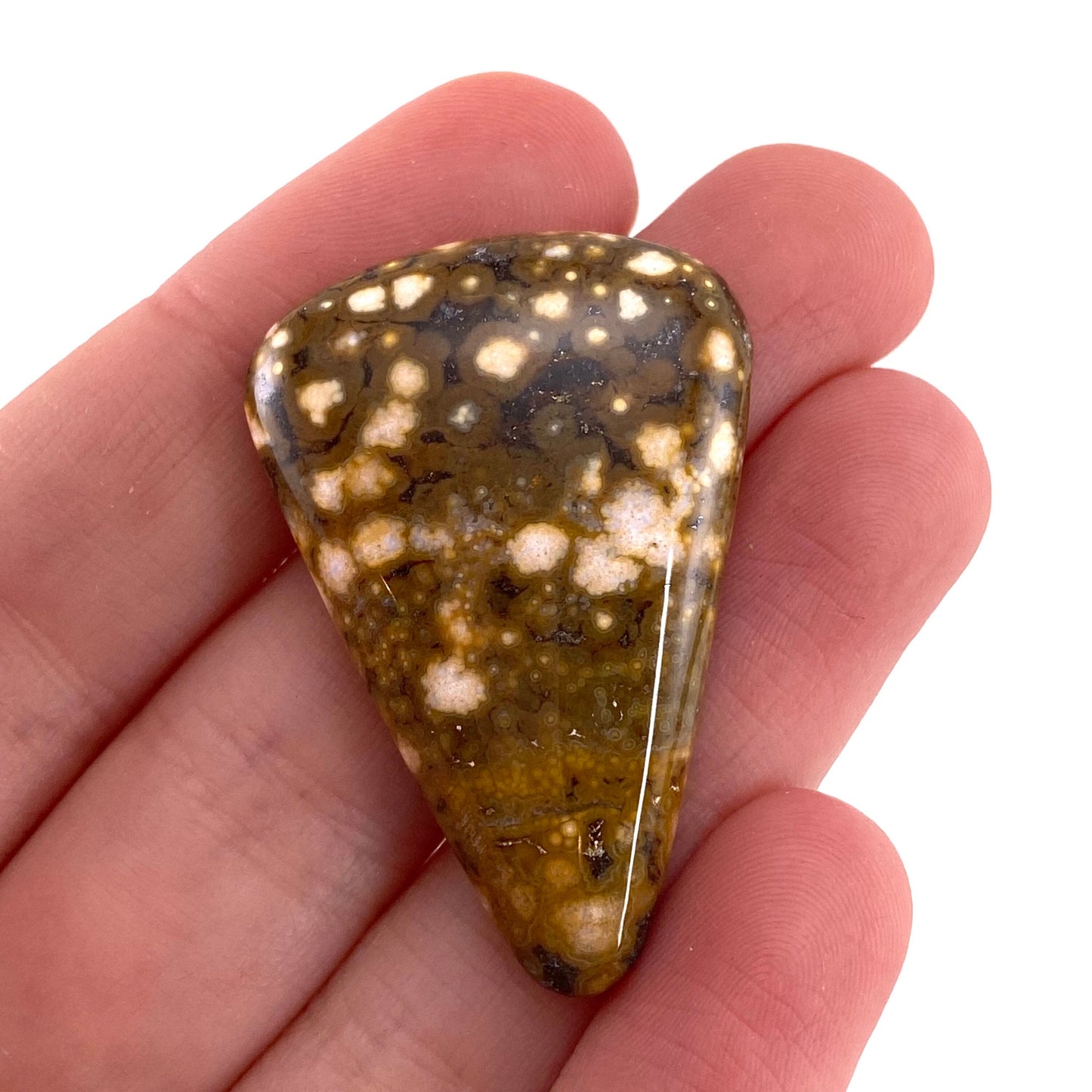 Ocean Jasper Cabochon, crystal cabochon, ocean jasper, gemstone cabochon, orbicular jasper, orbicular jasper cabochon