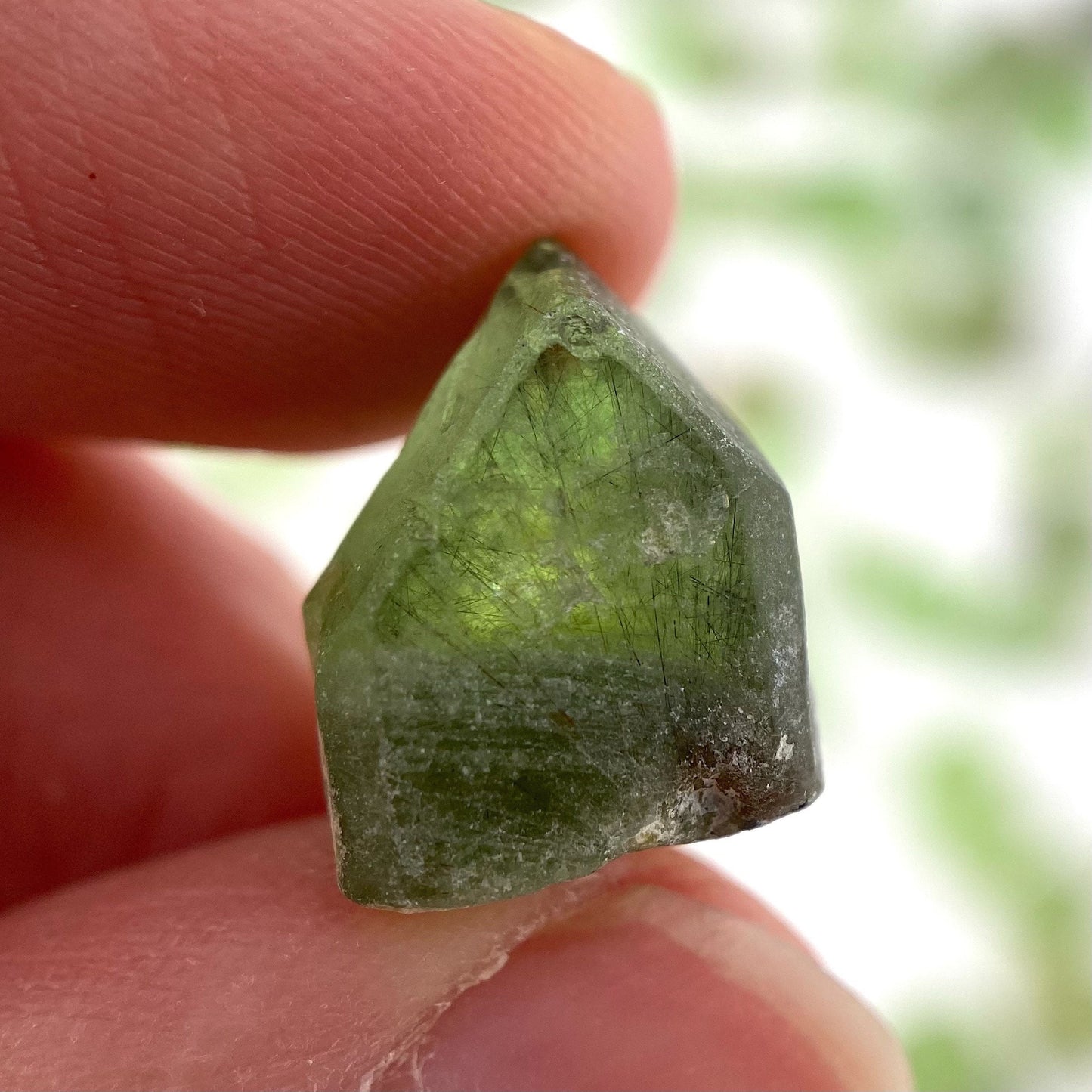 ONE Terminated Peridot Crystal (Pakistan) | Forsterite var. Peridot, raw peridot, natural peridot, peridot crystal, august birthstone