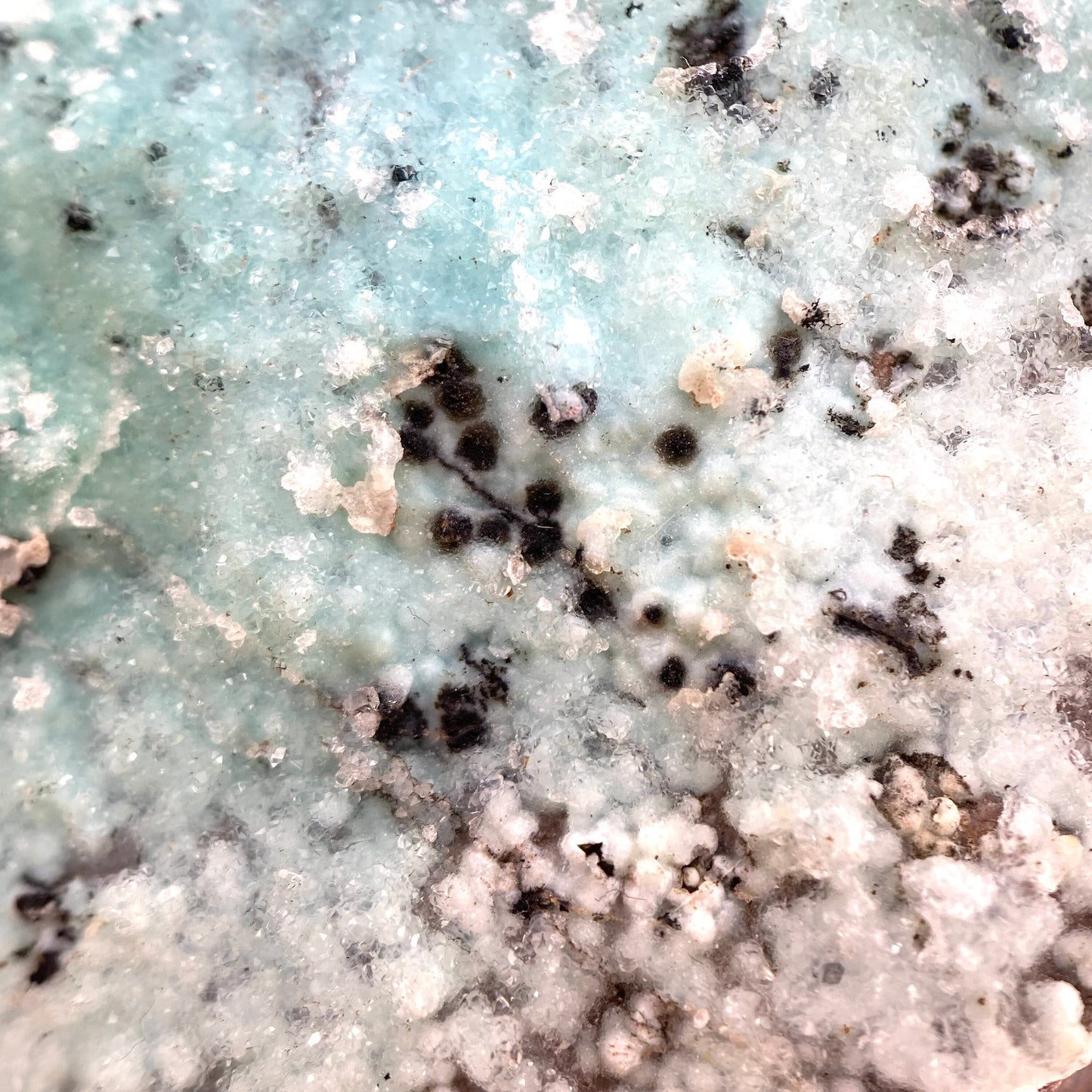 Crazy Sparkly Druzy Chrysocolla Specimen (Congo), raw chrysocolla, druzy chrysocolla, chrysocolla crystal, raw crystals