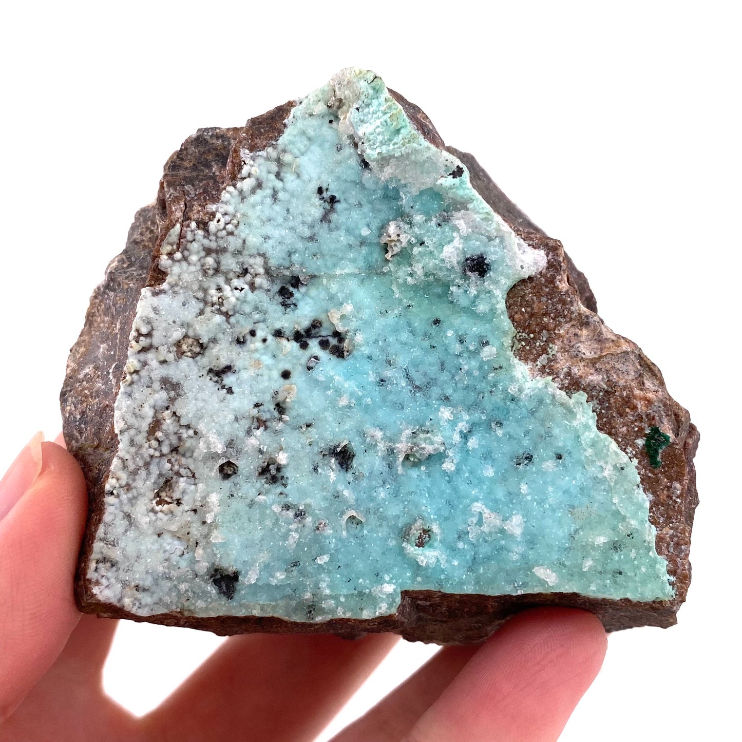Crazy Sparkly Druzy Chrysocolla Specimen (Congo), raw chrysocolla, druzy chrysocolla, chrysocolla crystal, raw crystals