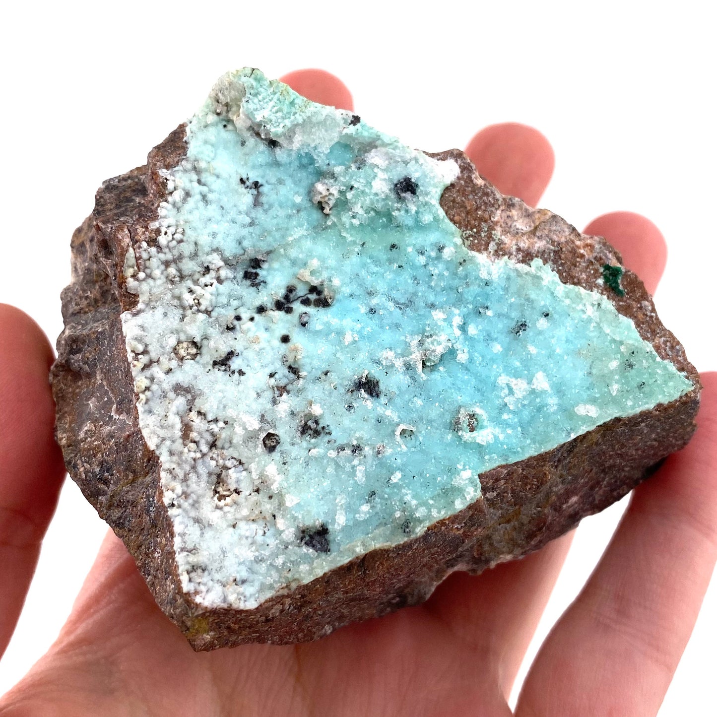 Crazy Sparkly Druzy Chrysocolla Specimen (Congo), raw chrysocolla, druzy chrysocolla, chrysocolla crystal, raw crystals
