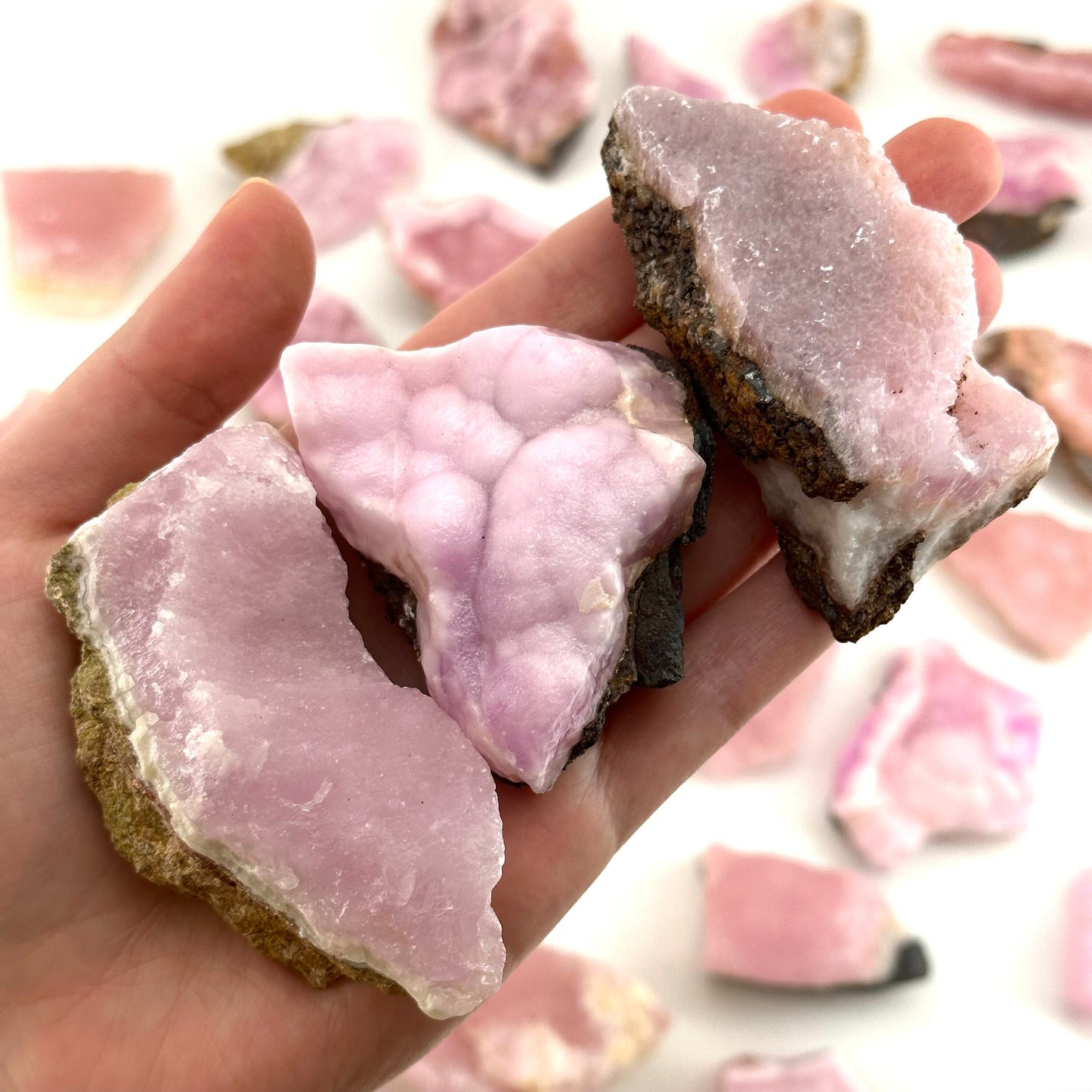 ONE Pink Aragonite Cluster (Afghanistan) | pink aragonite specimen, raw aragonite, pink aragonite crystal