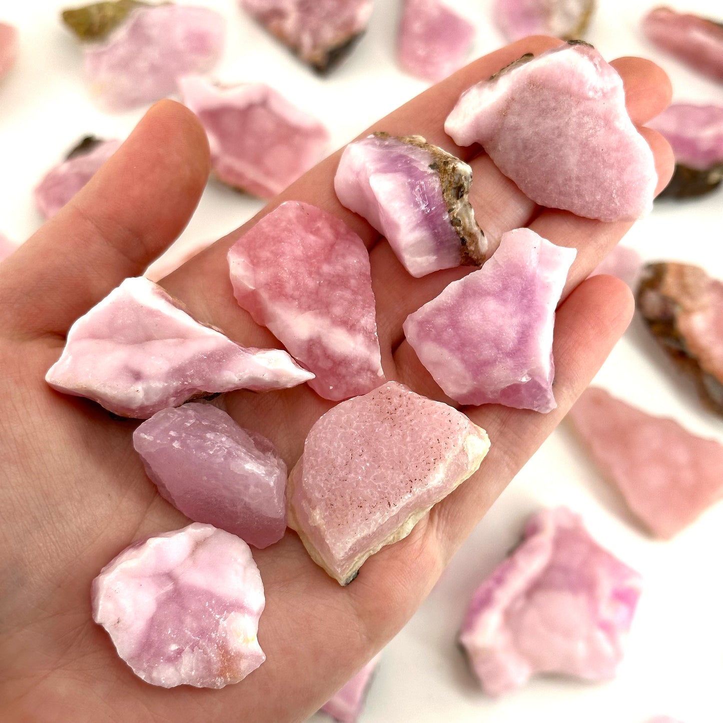 ONE Pink Aragonite Cluster (Afghanistan) | pink aragonite specimen, raw aragonite, pink aragonite crystal