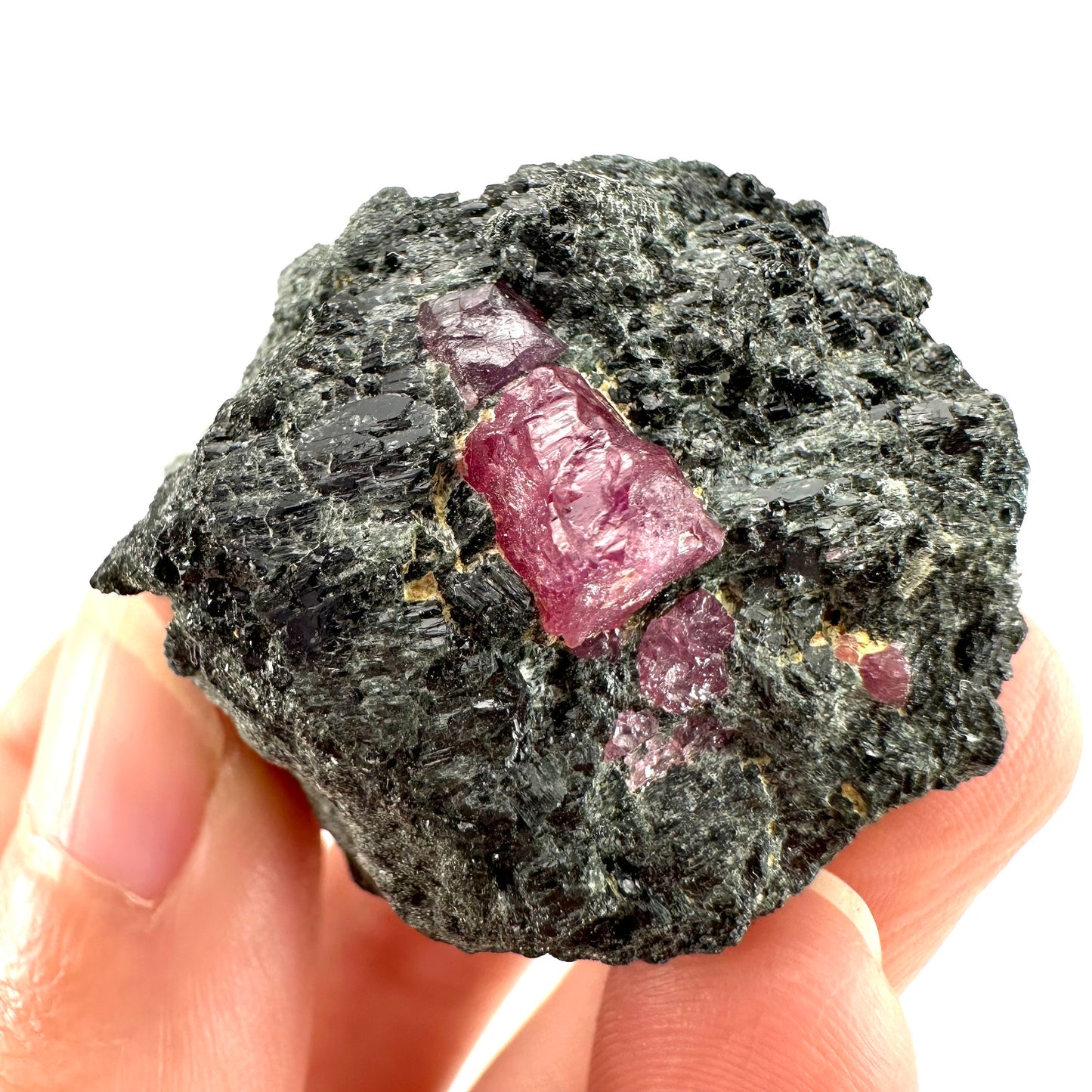 Natural Ruby on Matrix (Tanzania) | natural red ruby, red ruby, authentic ruby, corundum var. ruby, mineral specimen