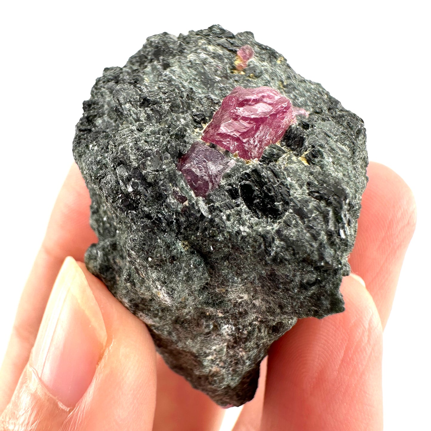Natural Ruby on Matrix (Tanzania) | natural red ruby, red ruby, authentic ruby, corundum var. ruby, mineral specimen
