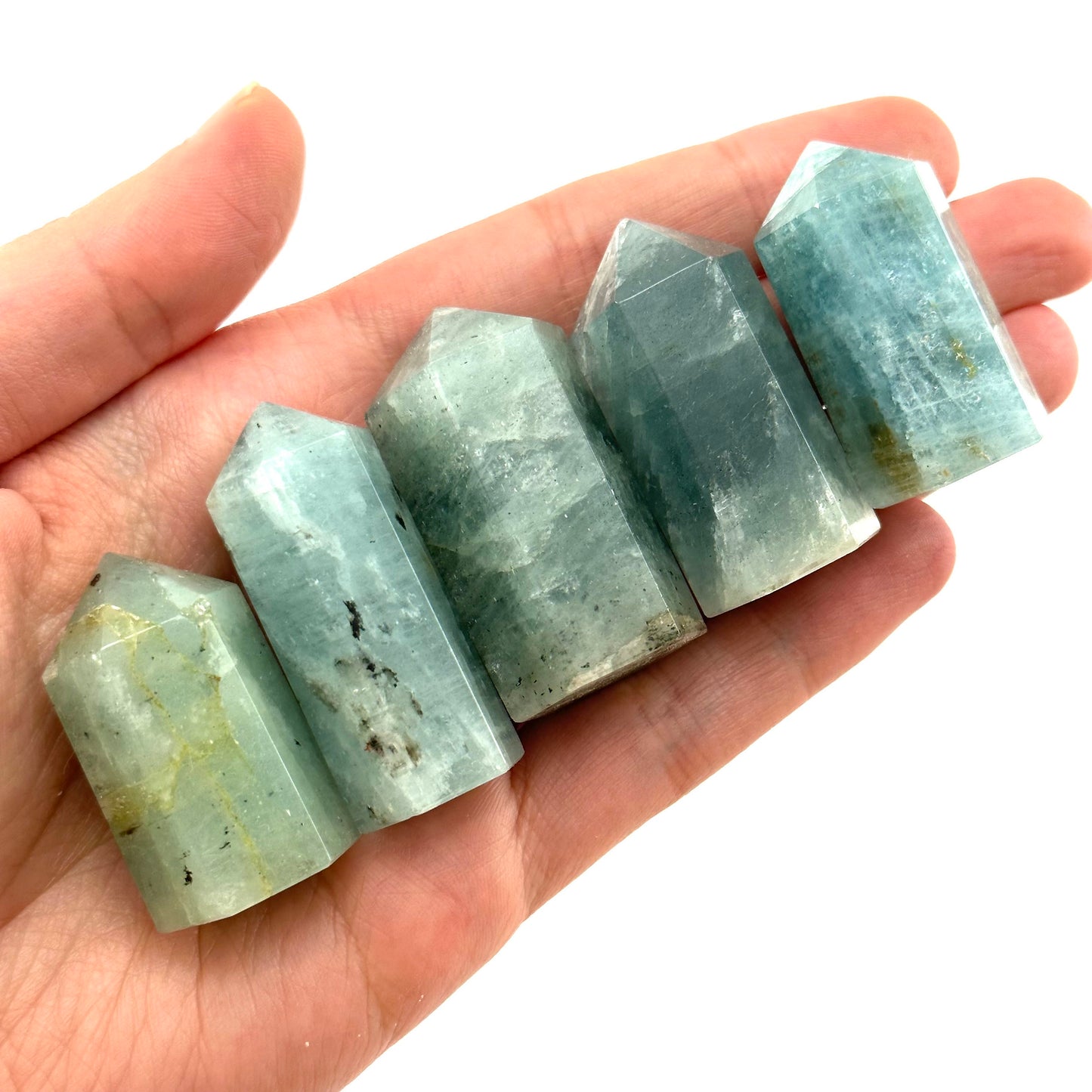 Natural Aquamarine Point, aquamarine tower, aquamarine crystal, polished aquamarine, aquamarine