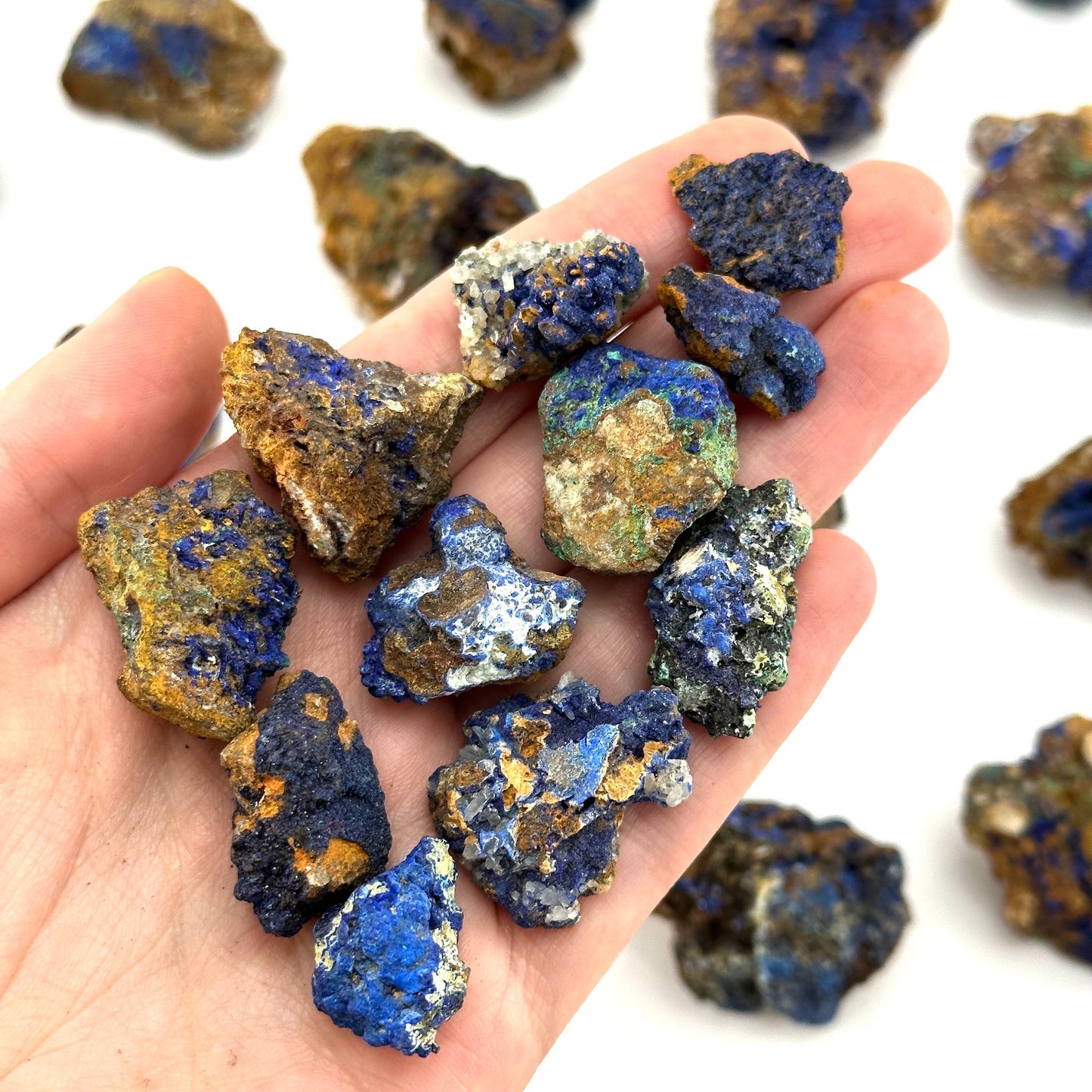 ONE Azurite Cluster (Indonesia) | raw azurite, azurite specimen, sparkly azurite, blue azurite
