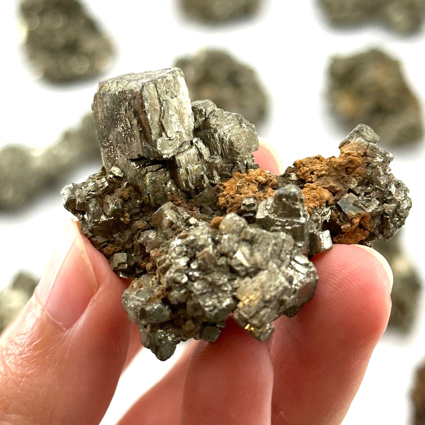 Pyrite Cluster (Indonesia) | raw pyrite, natural pyrite cluster, mineral specimen