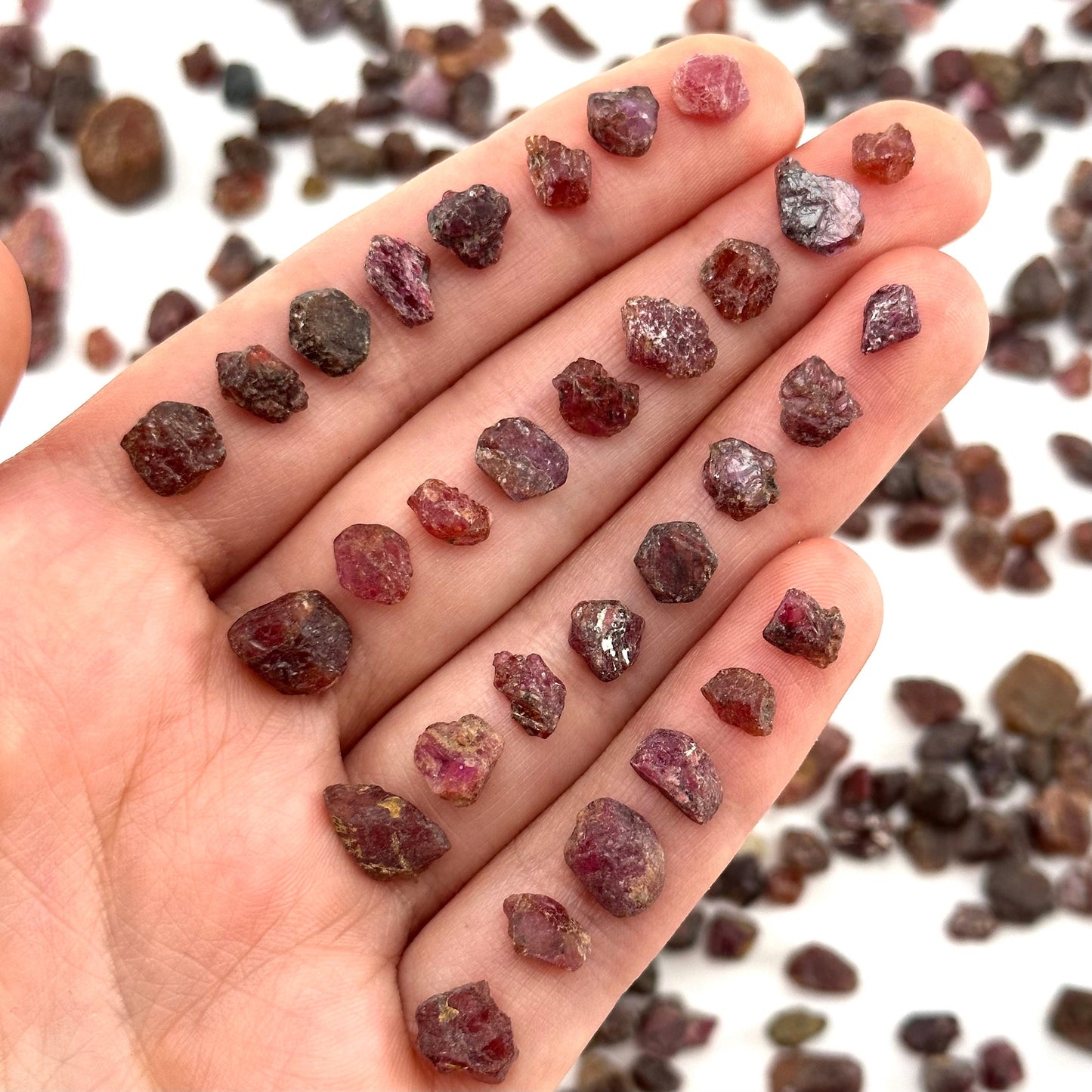 5 Grams of Rough Ruby (Madagascar) | natural ruby, red ruby, red corundum, ruby corundum, mineral specimen