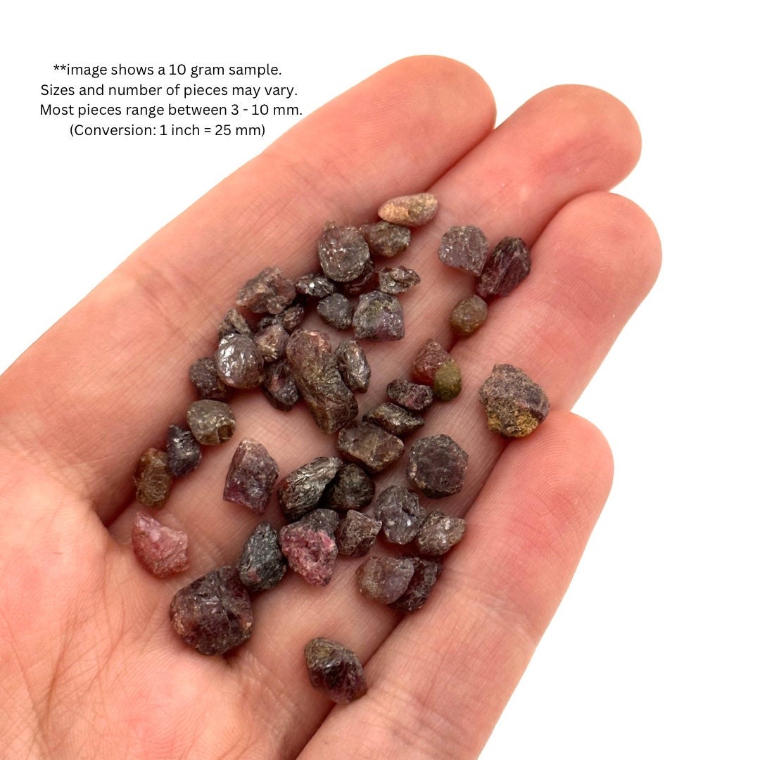 5 Grams of Rough Ruby (Madagascar) | natural ruby, red ruby, red corundum, ruby corundum, mineral specimen
