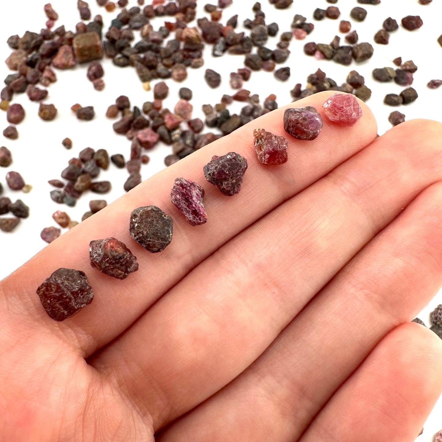 5 Grams of Rough Ruby (Madagascar) | natural ruby, red ruby, red corundum, ruby corundum, mineral specimen