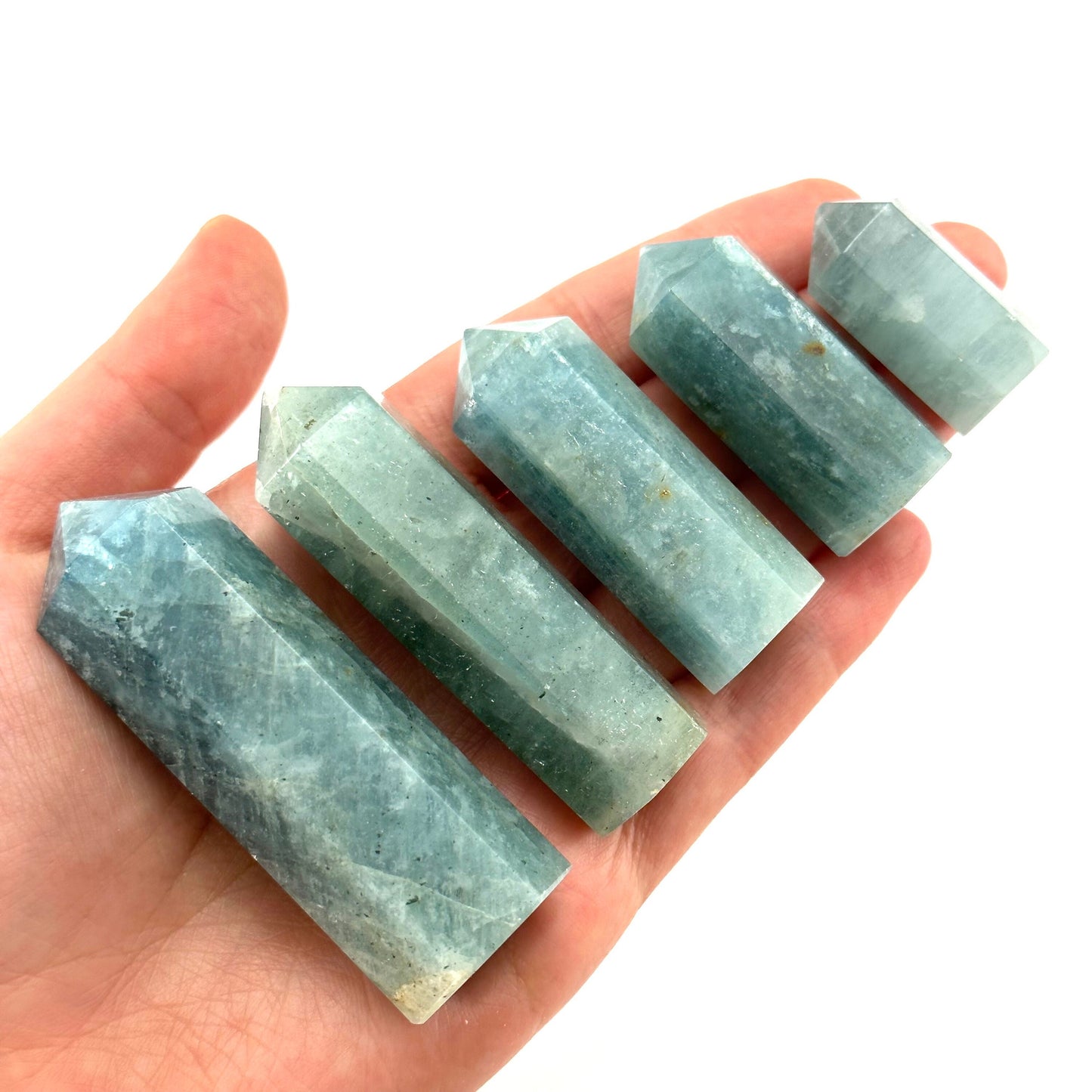 Natural Aquamarine Point, aquamarine tower, aquamarine crystal, polished aquamarine, aquamarine