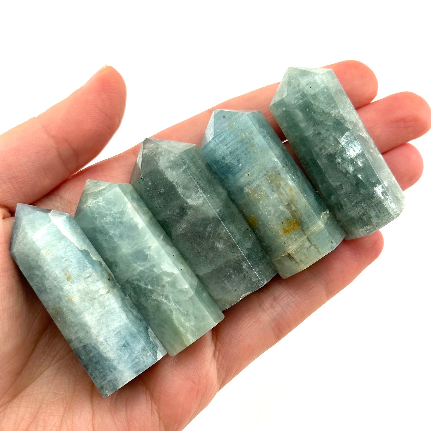 Natural Aquamarine Point, aquamarine tower, aquamarine crystal, polished aquamarine, aquamarine