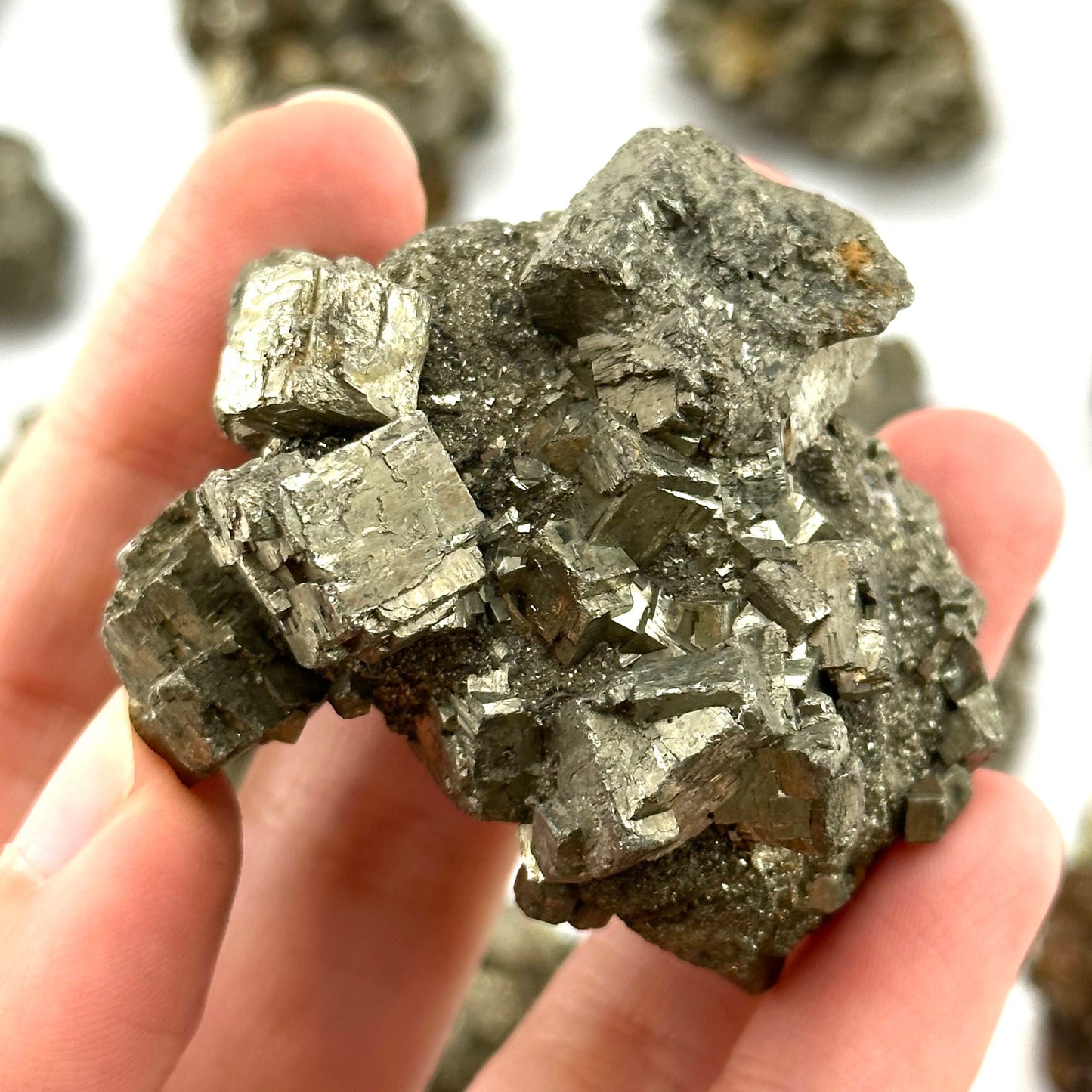Pyrite Cluster (Indonesia) | raw pyrite, natural pyrite cluster, mineral specimen