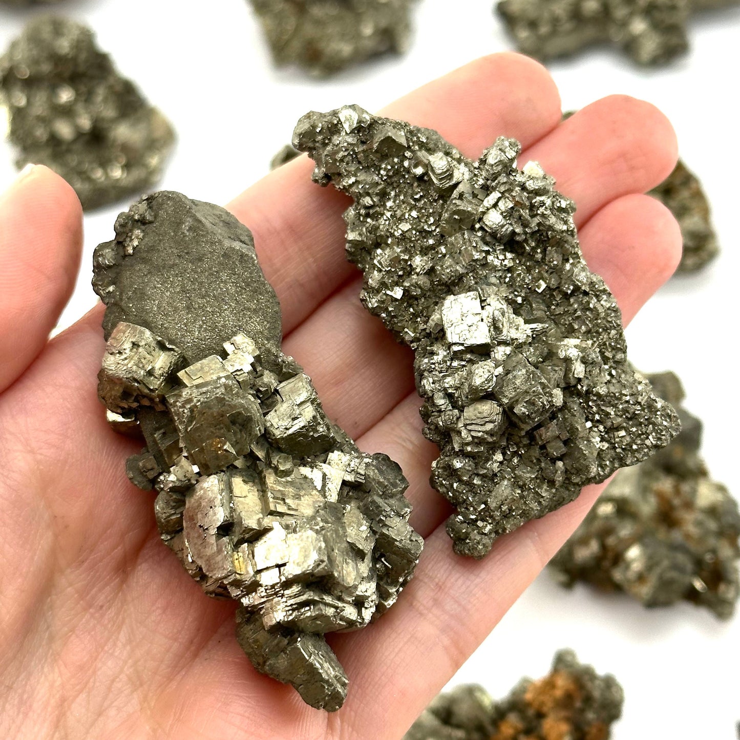 Pyrite Cluster (Indonesia) | raw pyrite, natural pyrite cluster, mineral specimen