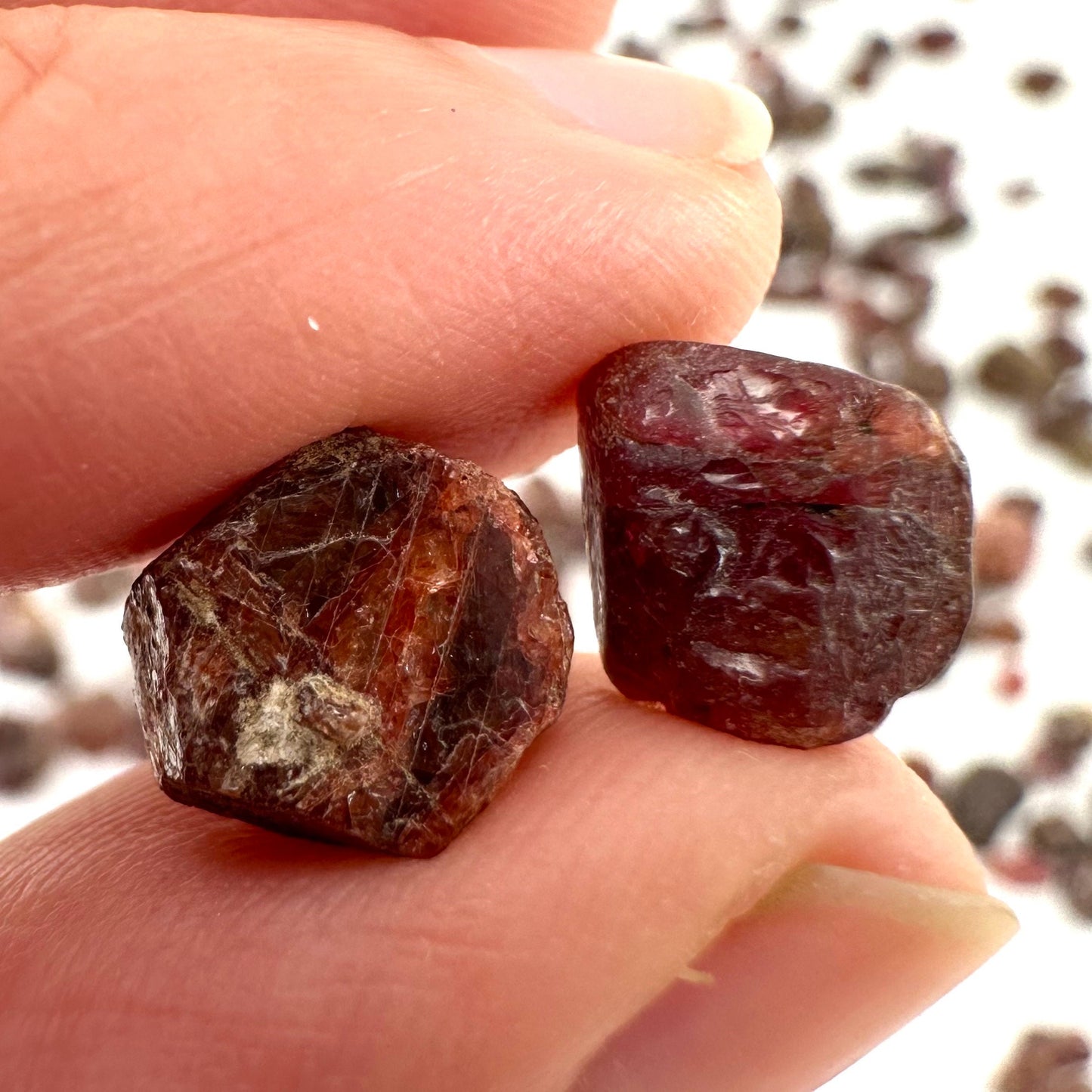 5 Grams of Rough Ruby (Madagascar) | natural ruby, red ruby, red corundum, ruby corundum, mineral specimen