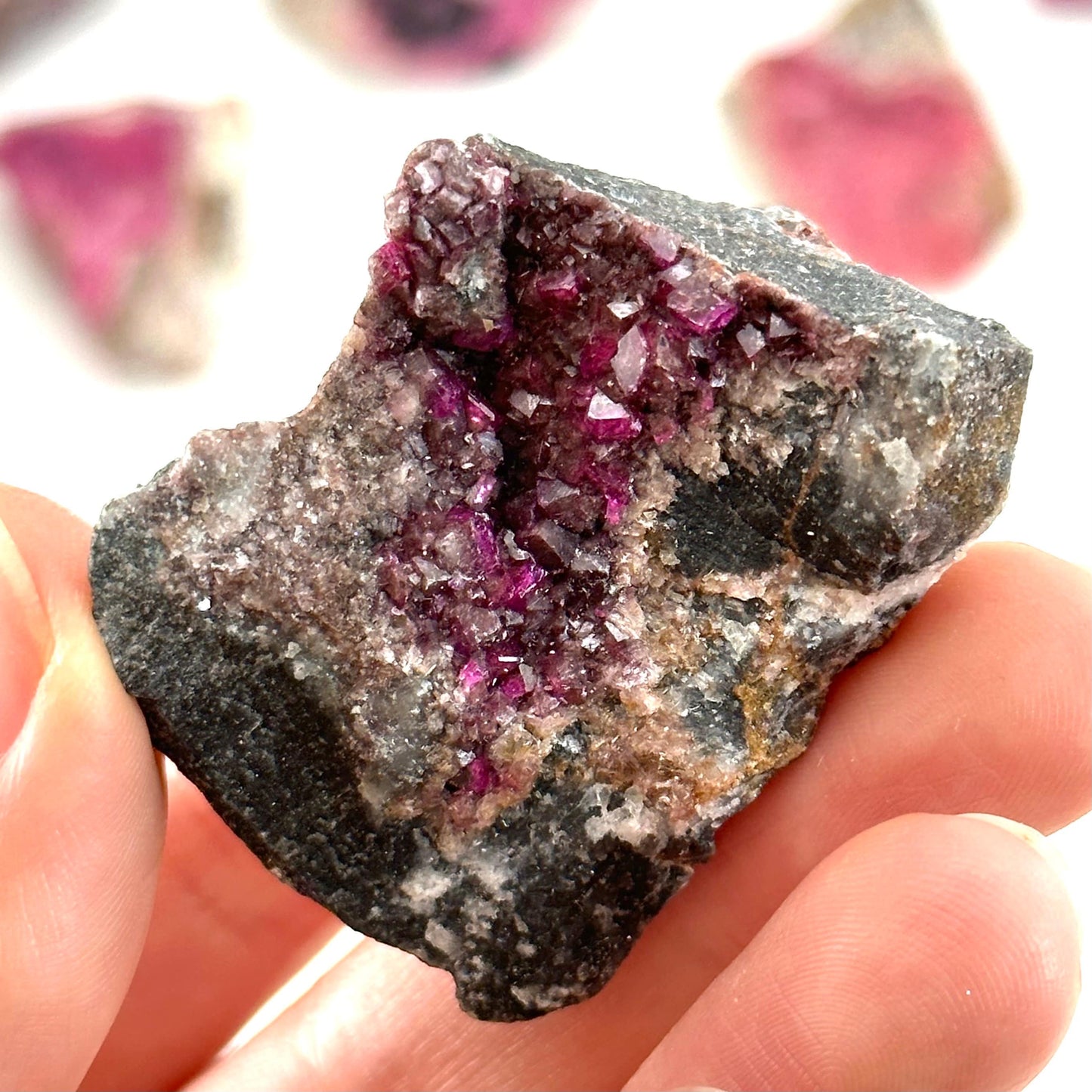 ONE Cobalto Calcite Specimen (Congo), cobalto calcite, cobaltoan calcite, salrose, cobaltocalcite