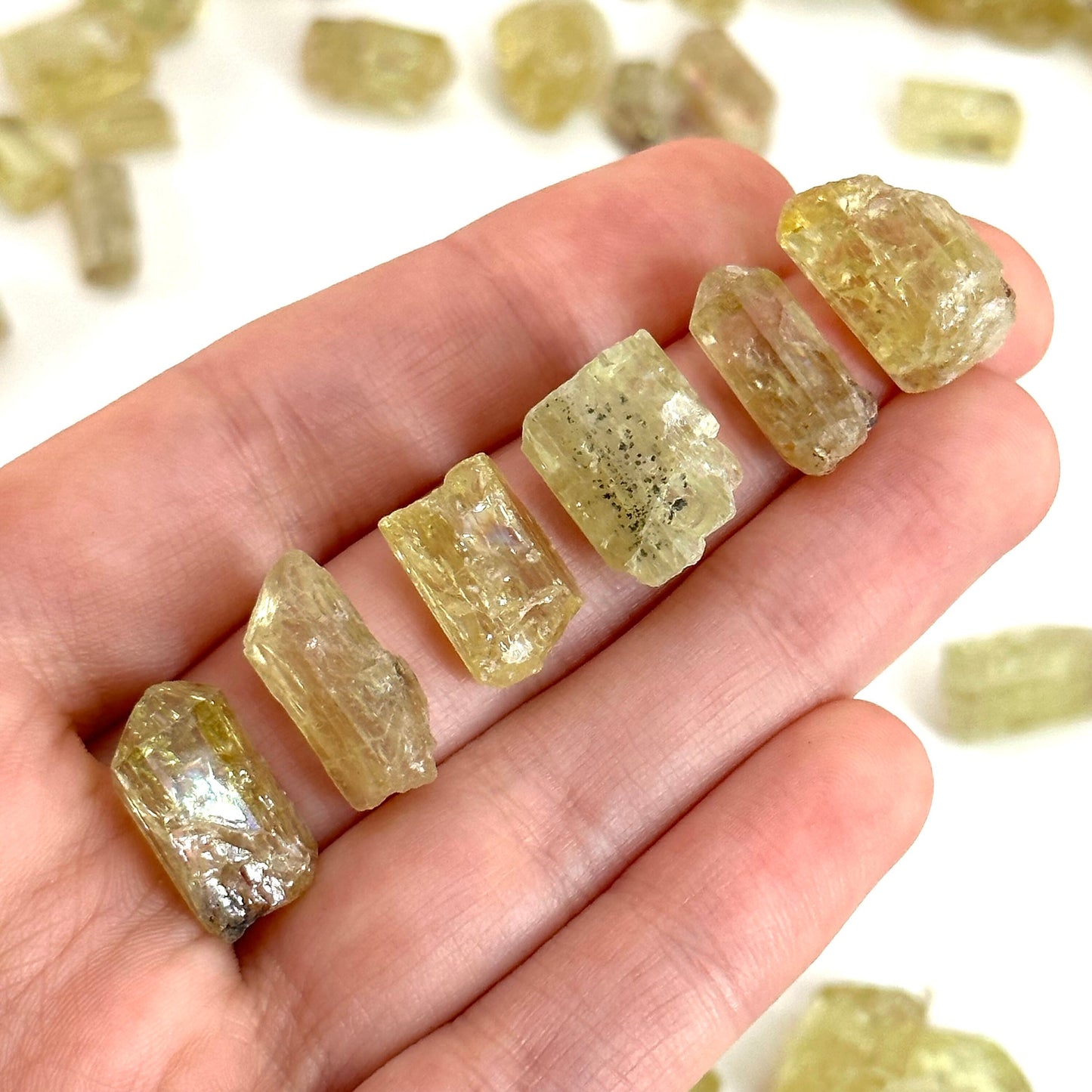 ONE Golden Apatite (Mexico) | raw apatite, natural yellow apatite, apatite crystal, mineral specimen, golden apatite crystal