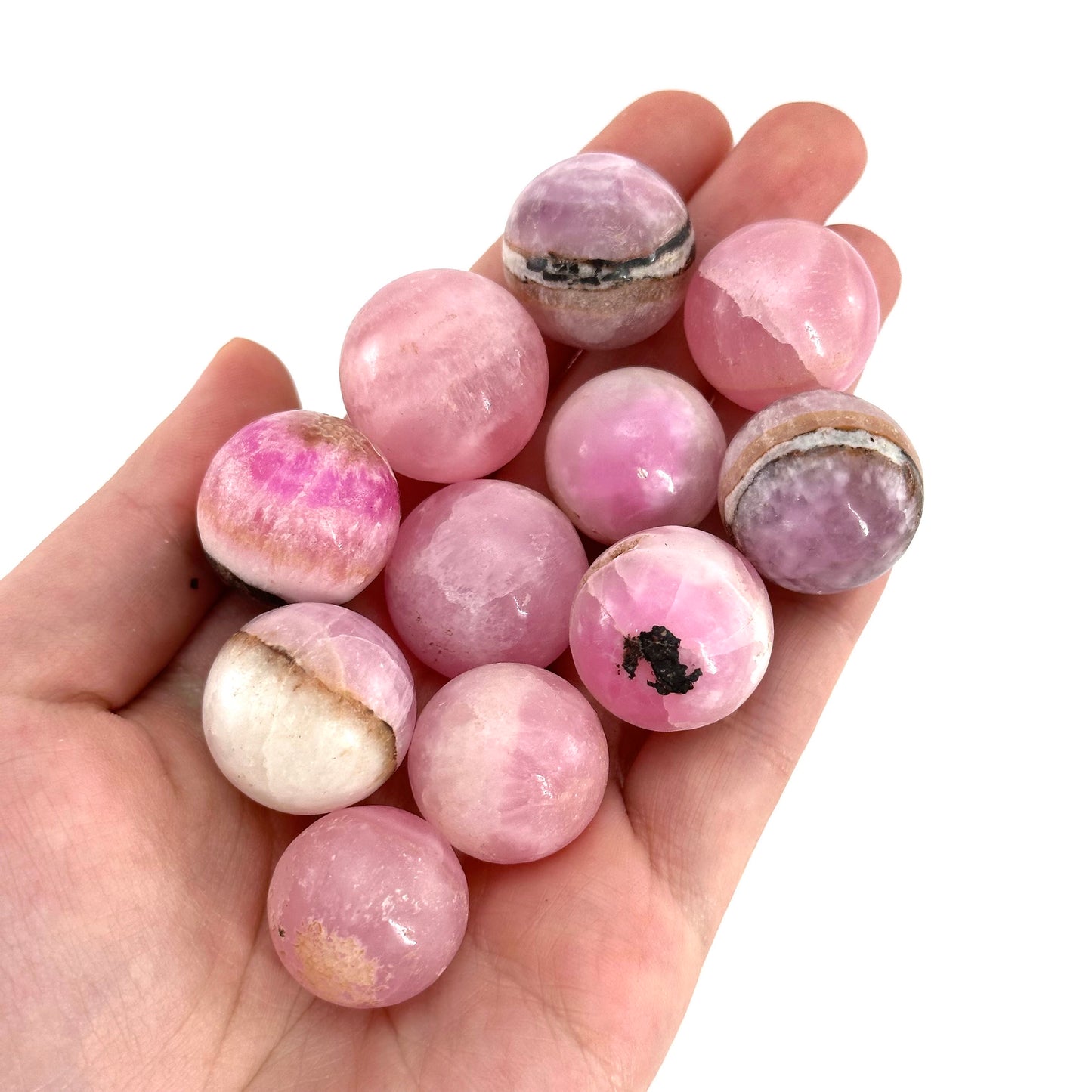 Rare! Pink Aragonite Sphere, natural pink aragonite, crystal ball, pink aragonite sphere, aragonite crystal, crystal sphere
