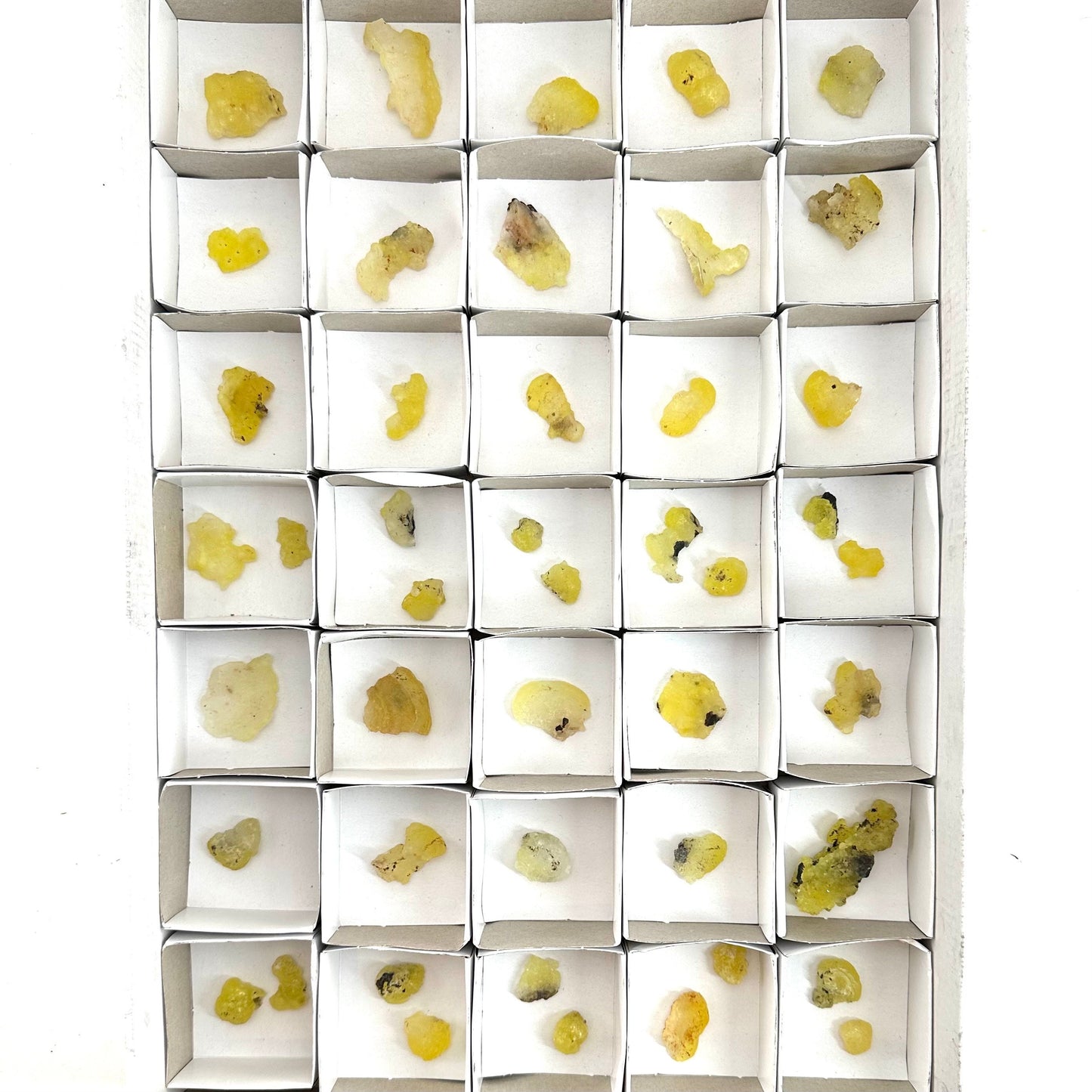 45pcs Yellow Brucite Wholesale | yellow brucite specimen, raw brucite, yellow brucite crystal, wholesale crystals, bulk crystals