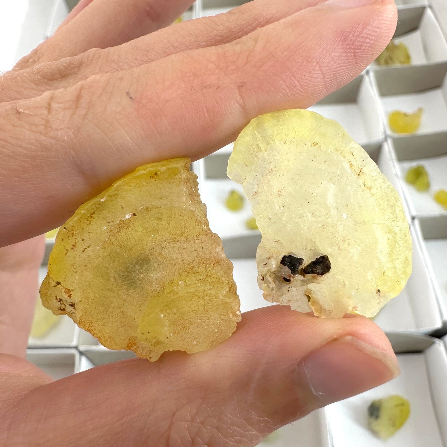 45pcs Yellow Brucite Wholesale | yellow brucite specimen, raw brucite, yellow brucite crystal, wholesale crystals, bulk crystals