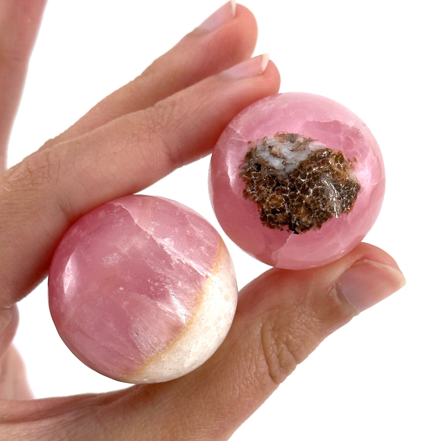 Rare! Pink Aragonite Sphere, crystal ball, natural pink aragonite sphere, aragonite crystal, crystal sphere