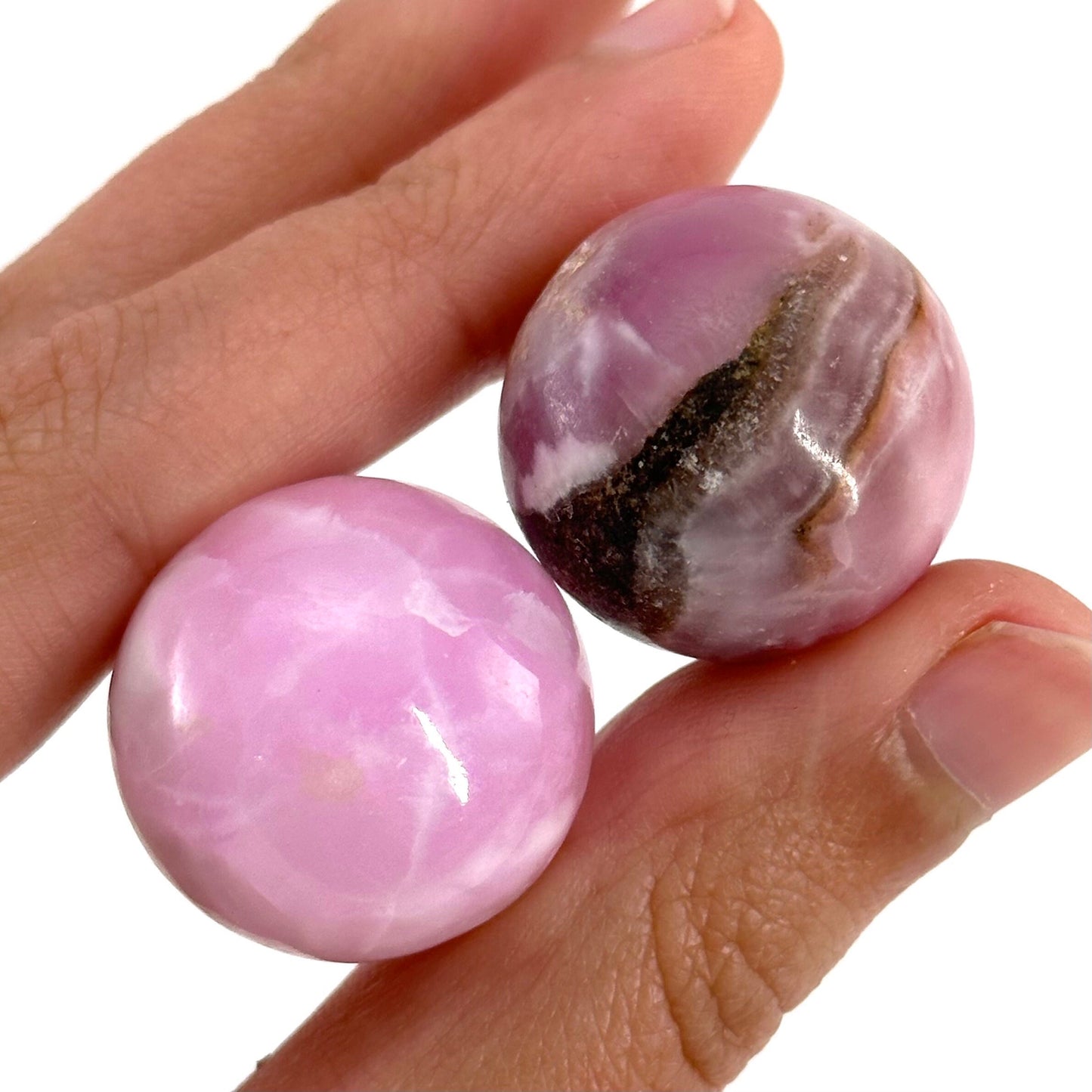 Rare! Pink Aragonite Sphere, natural pink aragonite, crystal ball, pink aragonite sphere, aragonite crystal, crystal sphere