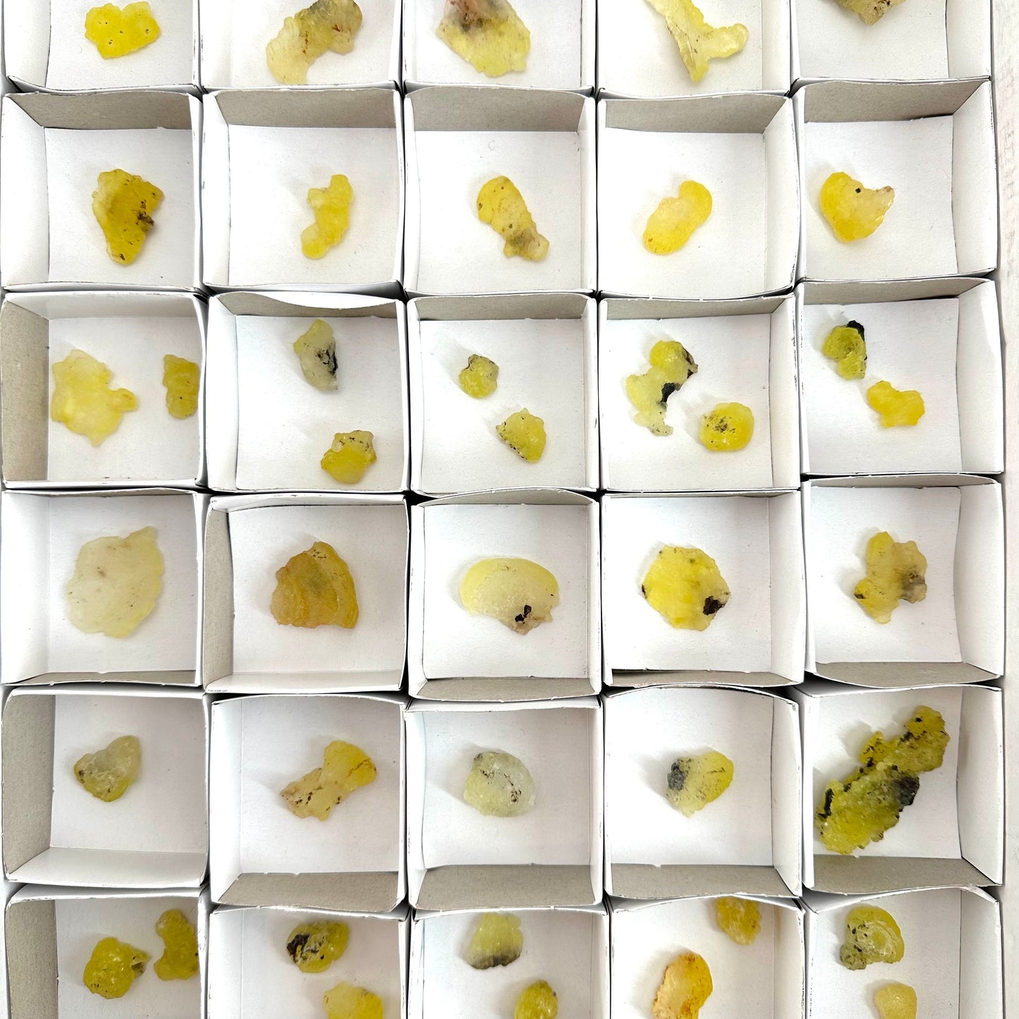 45pcs Yellow Brucite Wholesale | yellow brucite specimen, raw brucite, yellow brucite crystal, wholesale crystals, bulk crystals