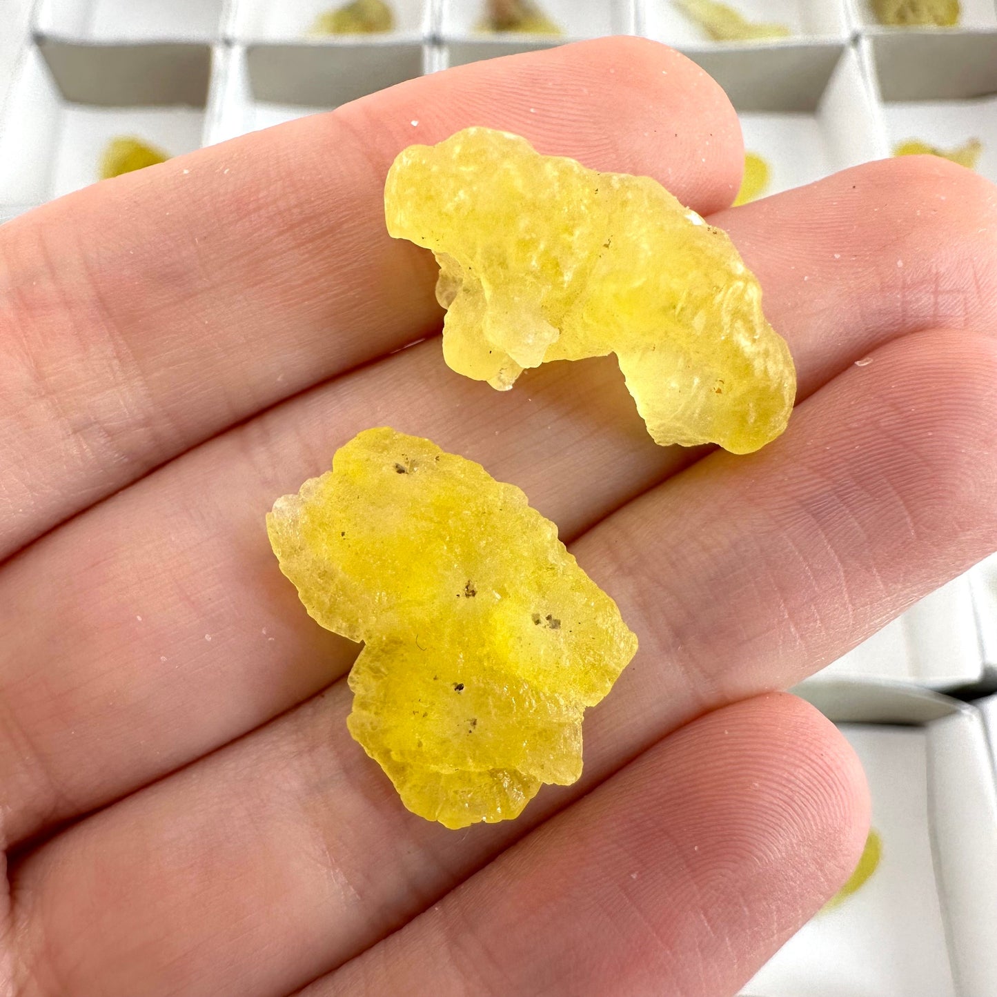 45pcs Yellow Brucite Wholesale | yellow brucite specimen, raw brucite, yellow brucite crystal, wholesale crystals, bulk crystals