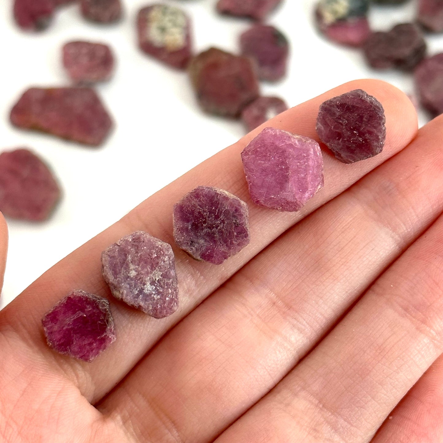 ONE Raw Ruby (Madagascar) | corundum var. ruby, natural red ruby, red ruby, etched ruby, genuine ruby, mineral specimen