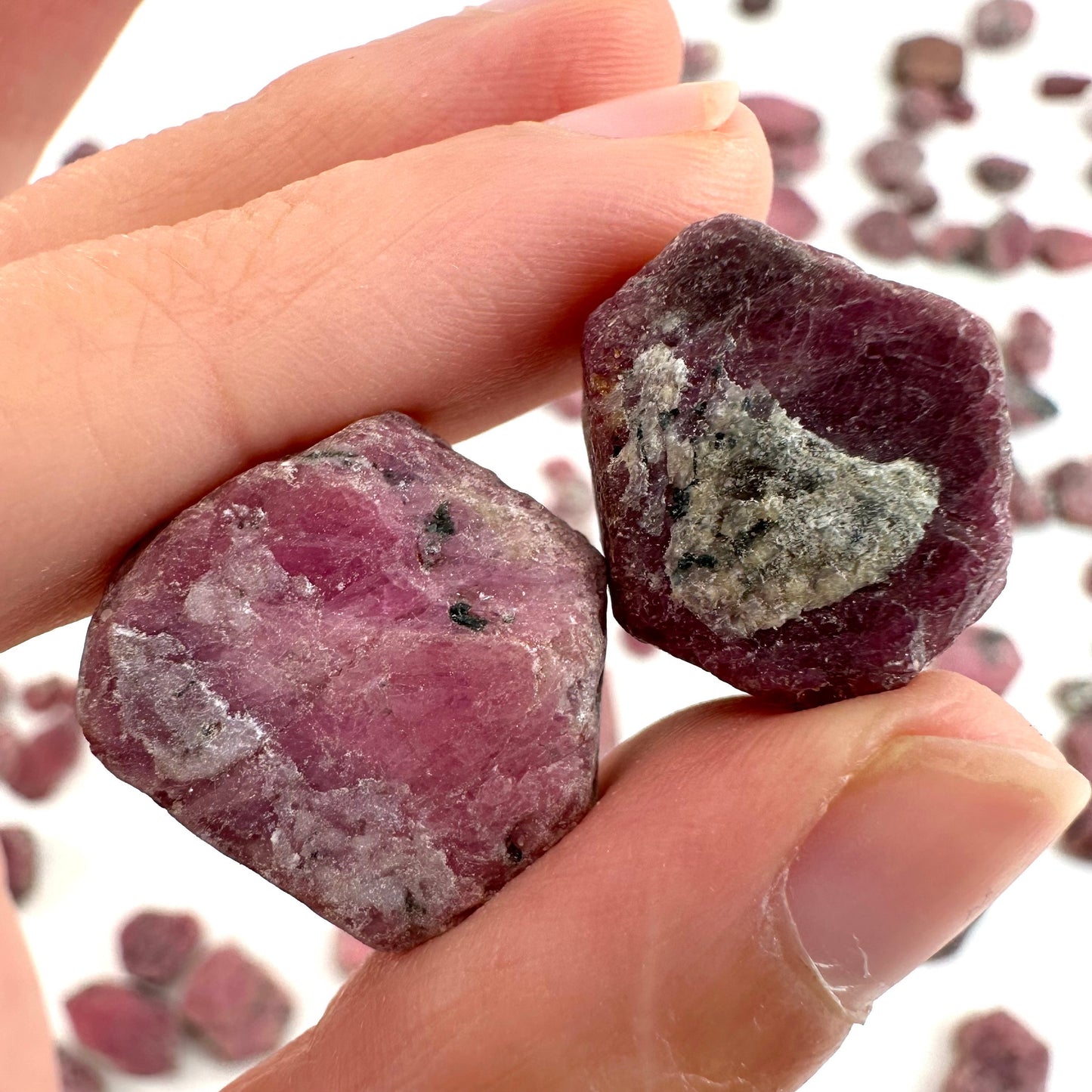 ONE Raw Ruby (Madagascar) | corundum var. ruby, natural red ruby, red ruby, etched ruby, genuine ruby, mineral specimen
