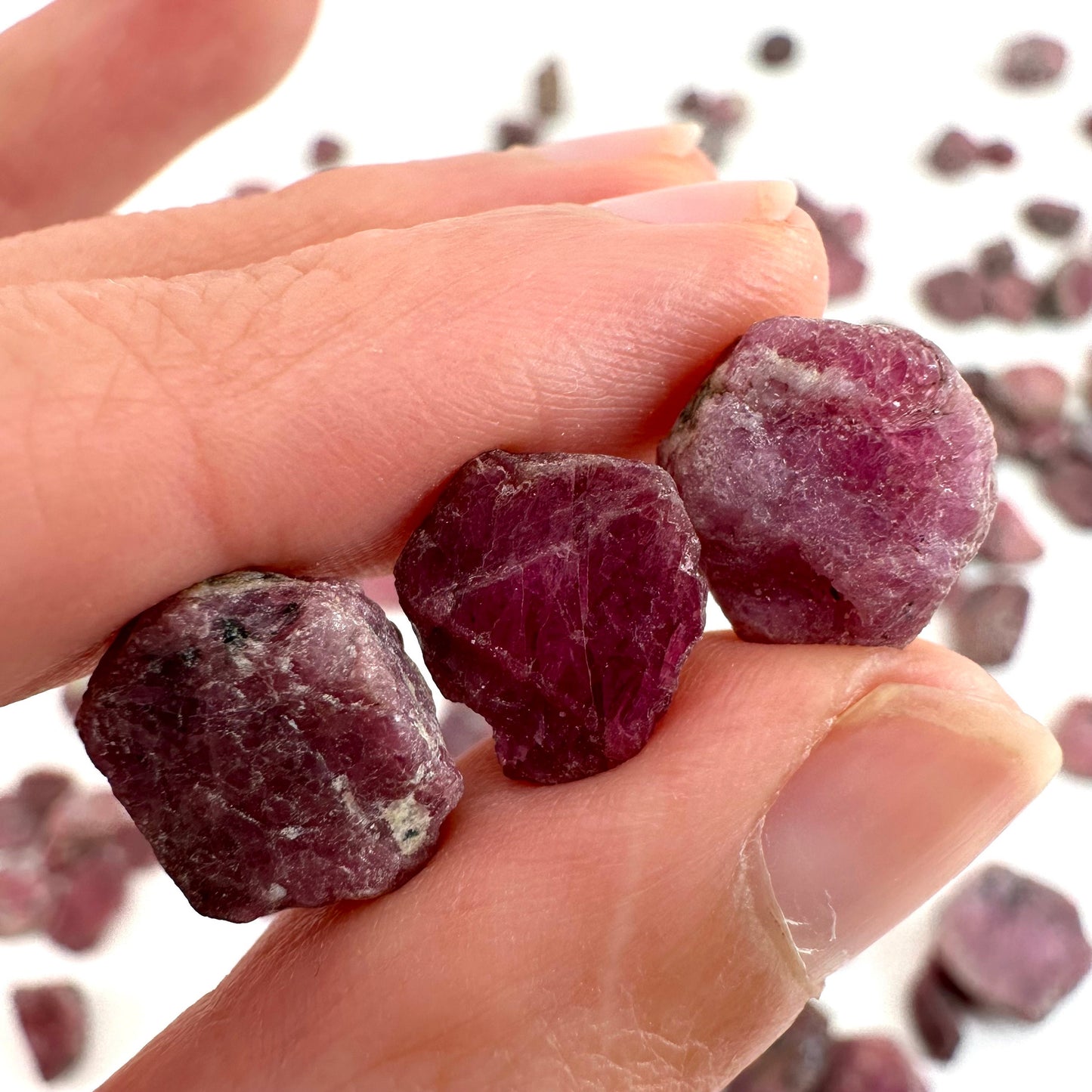 ONE Raw Ruby (Madagascar) | corundum var. ruby, natural red ruby, red ruby, etched ruby, genuine ruby, mineral specimen