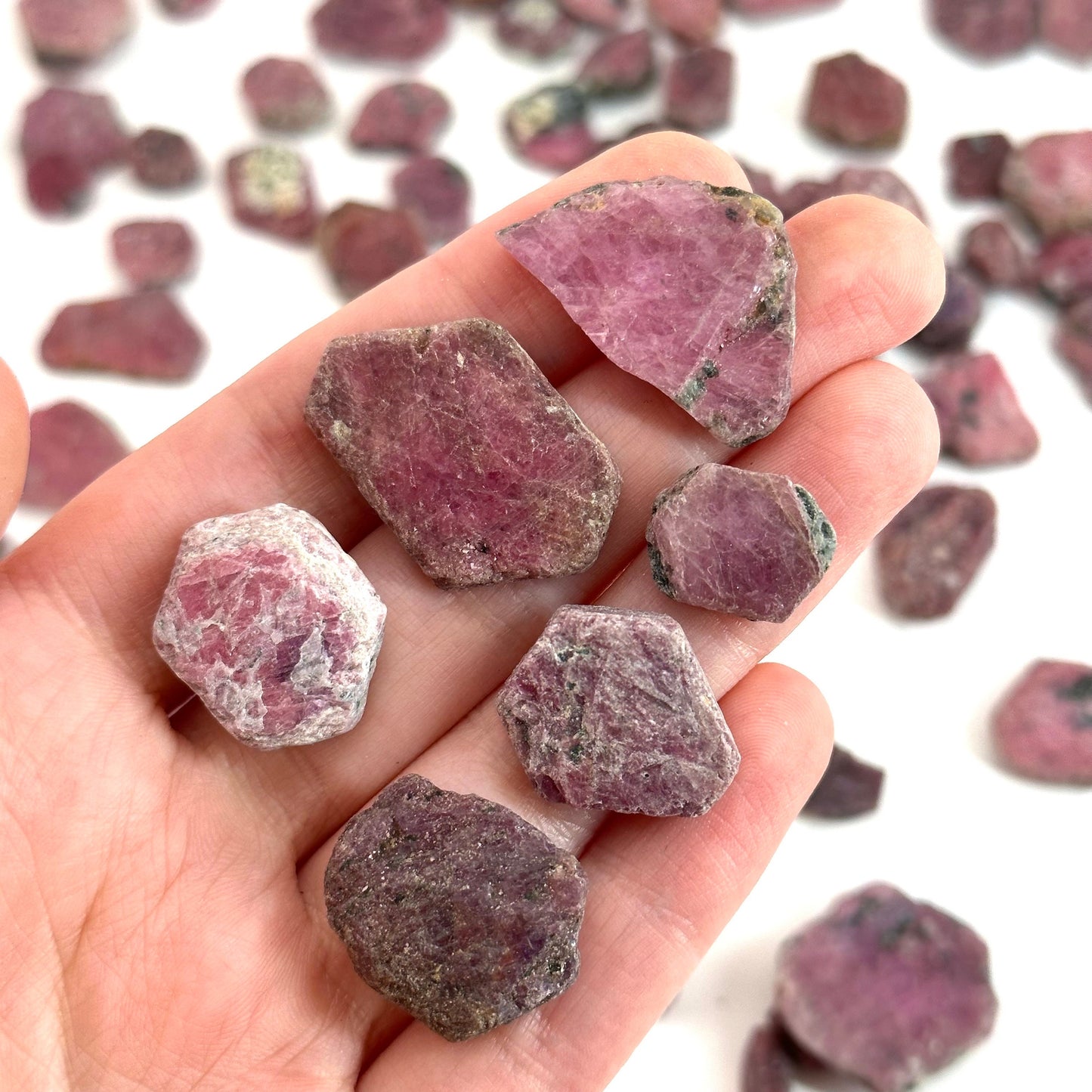 ONE Raw Ruby (Madagascar) | corundum var. ruby, natural red ruby, red ruby, etched ruby, genuine ruby, mineral specimen