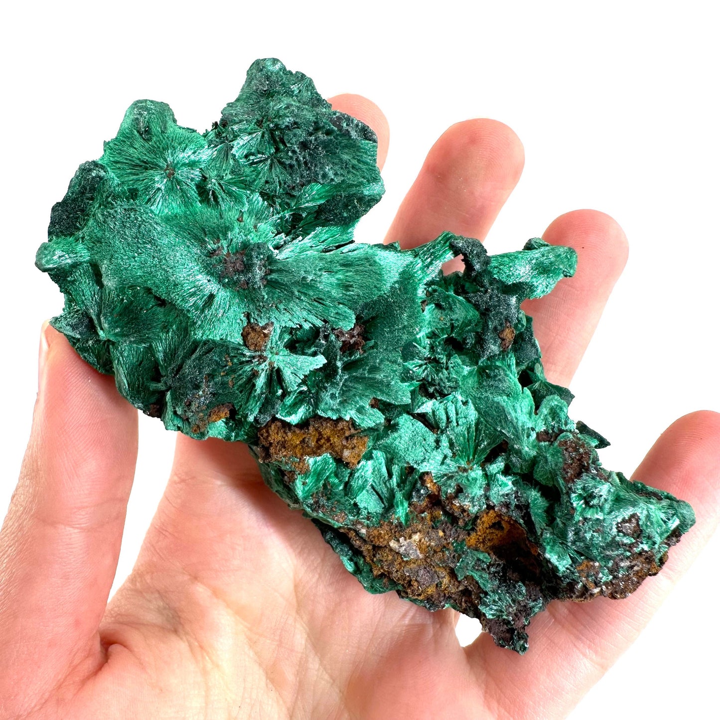 Fibrous Velvet Malachite Specimen (DR Congo) | natural malachite, velvet malachite, malachite crystal