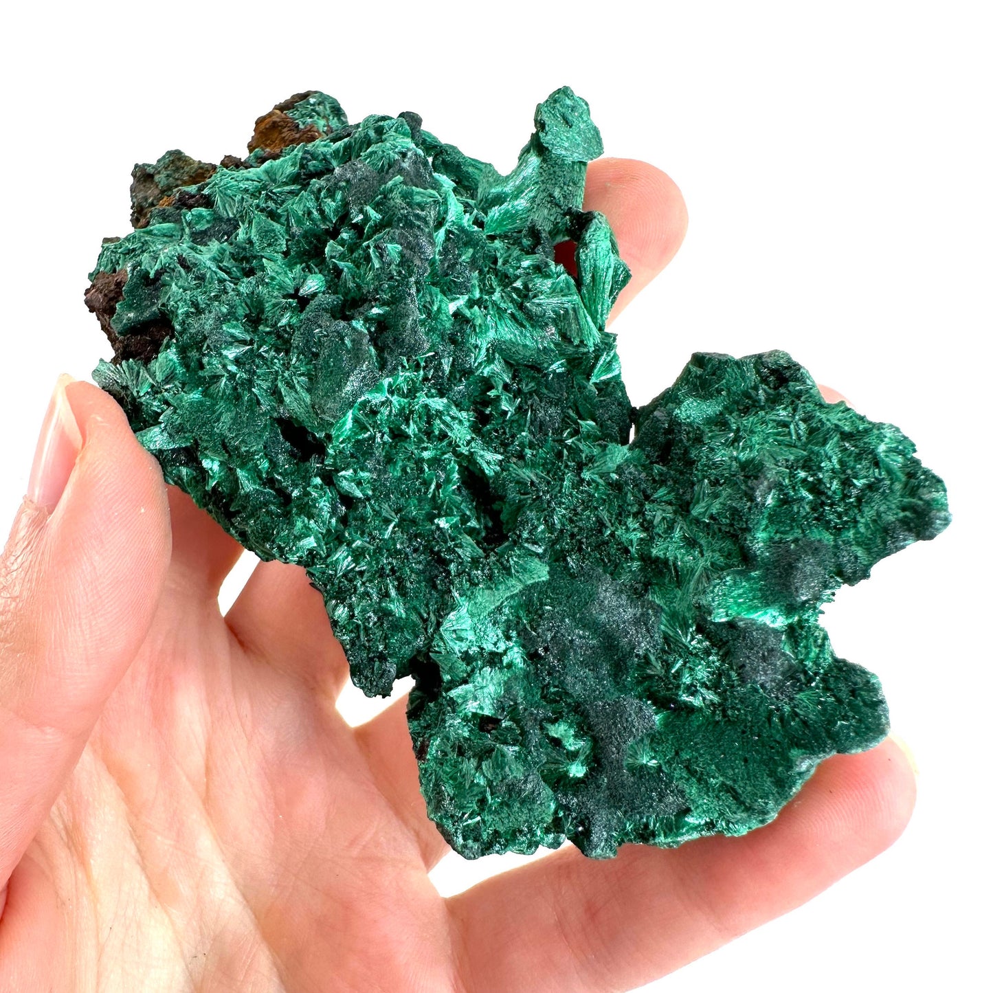 Fibrous Velvet Malachite Specimen (DR Congo) | natural malachite, velvet malachite, malachite crystal