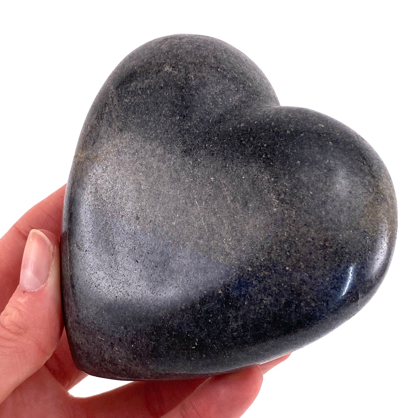 Lazulite Heart, crystal heart, Lazulite palm stone, lazulite palmstone, pocket stone, lazulite