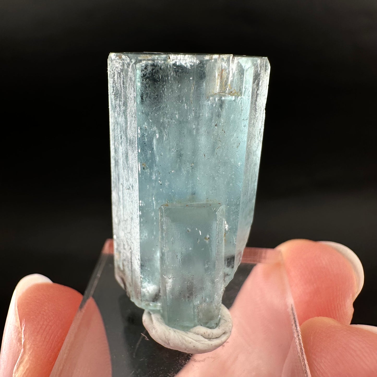 Beryl var. Aquamarine (Namibia) | terminated aquamarine, raw aquamarine, natural aquamarine crystal, aquamarine specimen