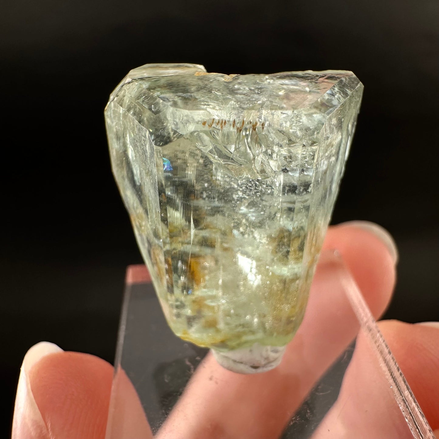 Beryl var. Aquamarine (Namibia) | terminated aquamarine, raw aquamarine, natural aquamarine crystal, aquamarine specimen