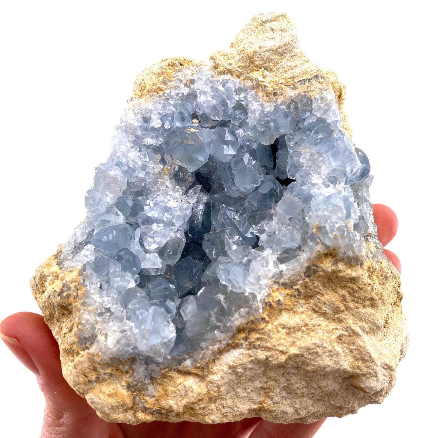 Celestite cluster, raw celestite, celestite geode, celestite crystal, natural celestite, crystal cluster