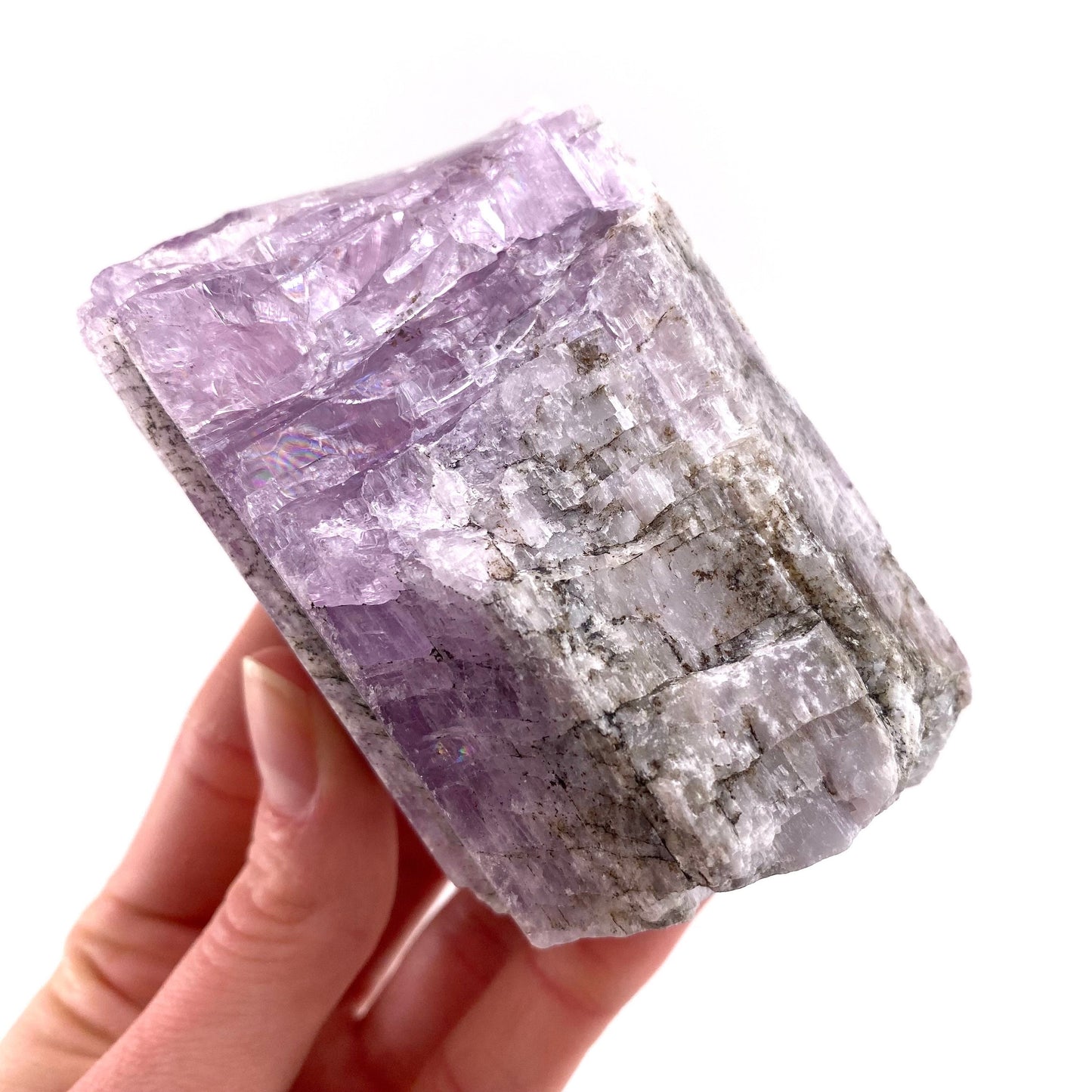 Gemmy Lavender Kunzite (Pakistan), pink kunzite specimen, spodumene, kunzite crystal, raw kunzite, mineral specimen